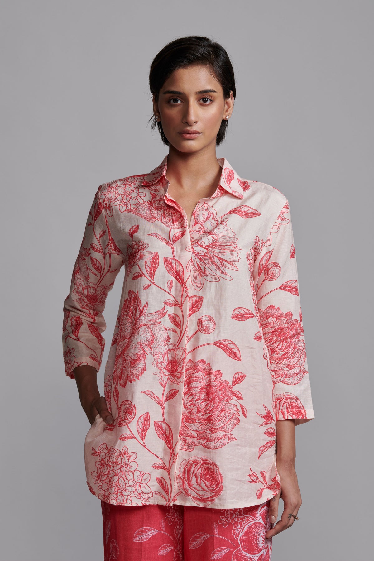 Floral Blocked Set