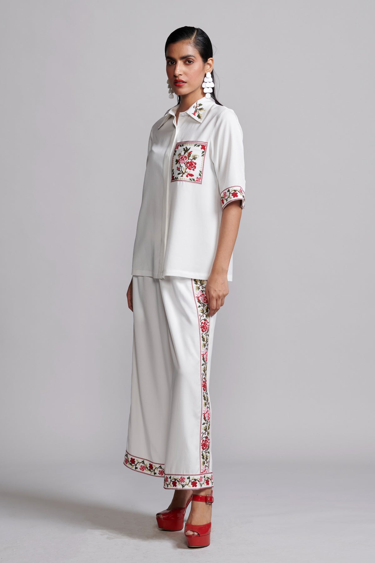 Corss Stitch Pant