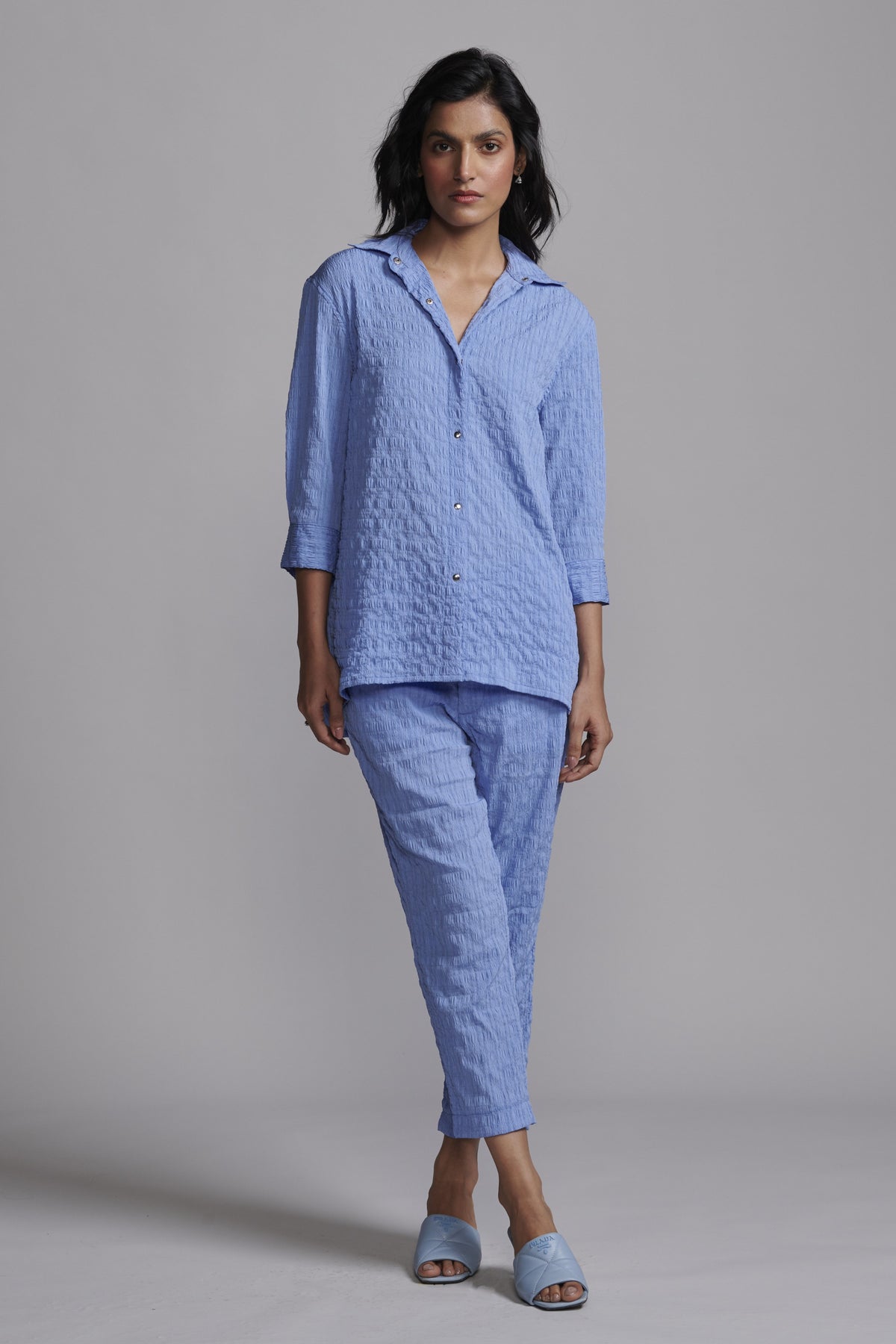 Crinkle Textured Pant