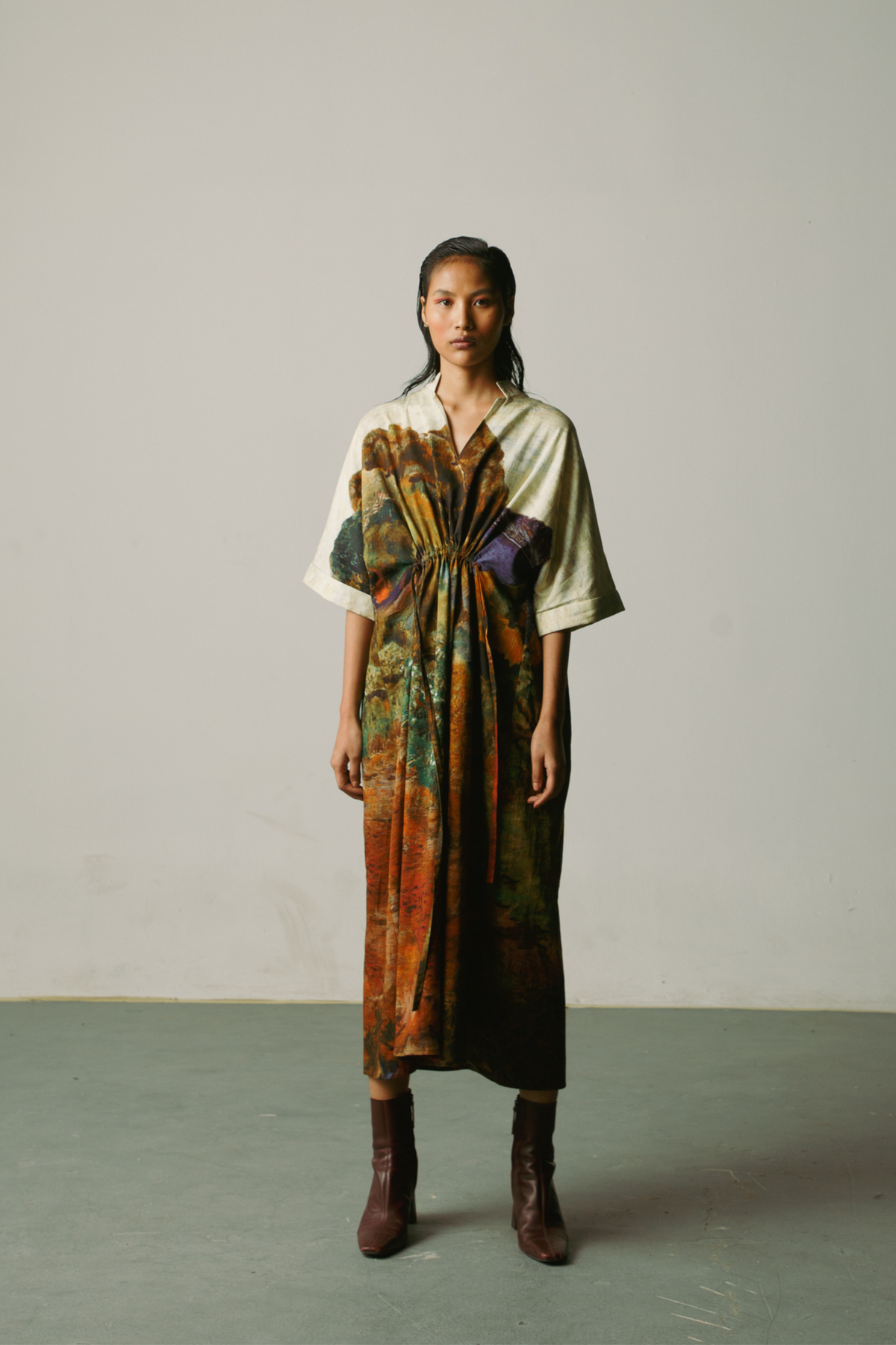 Mosaic Print Kaftan