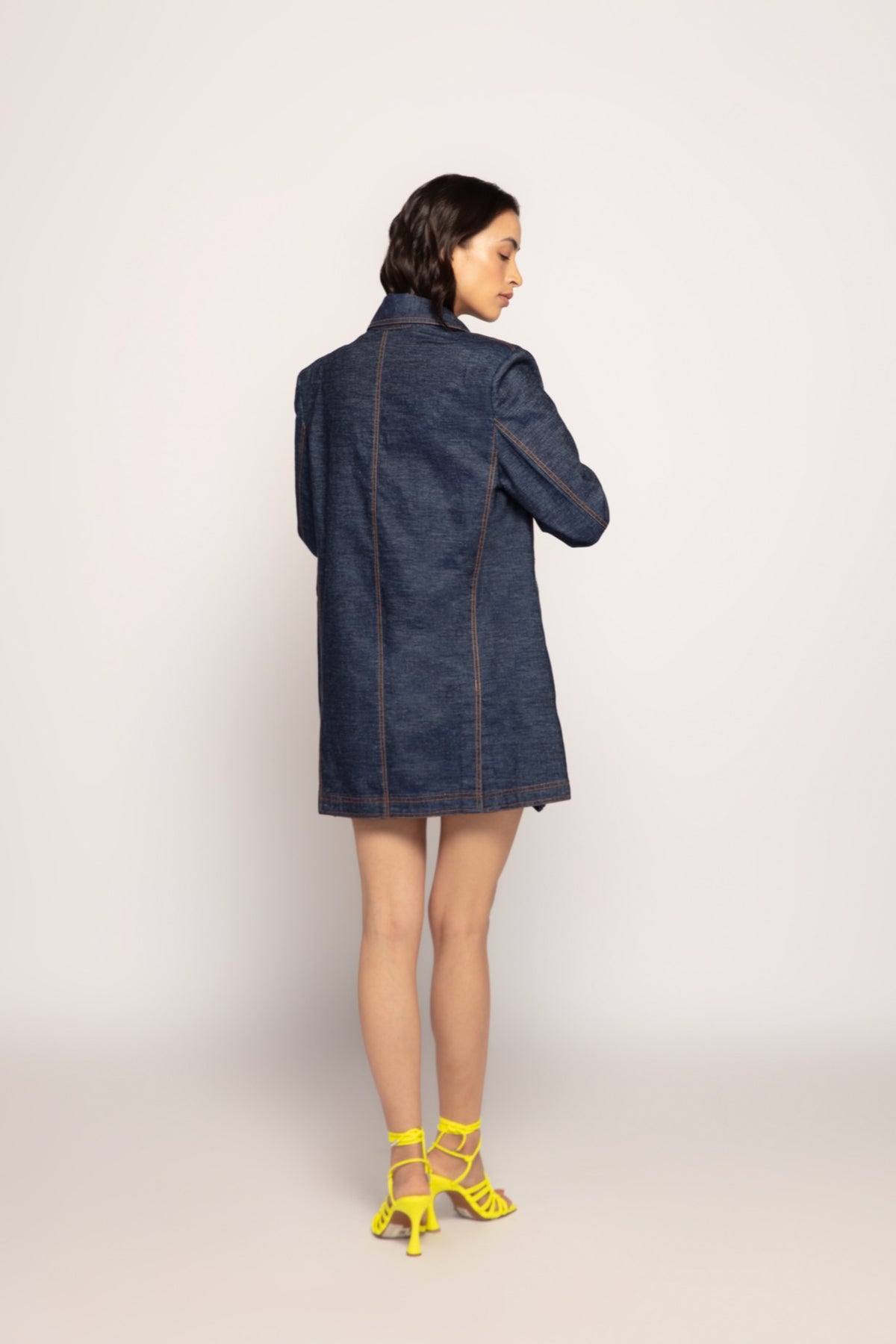 Tailored Denim Jacket and Dress
