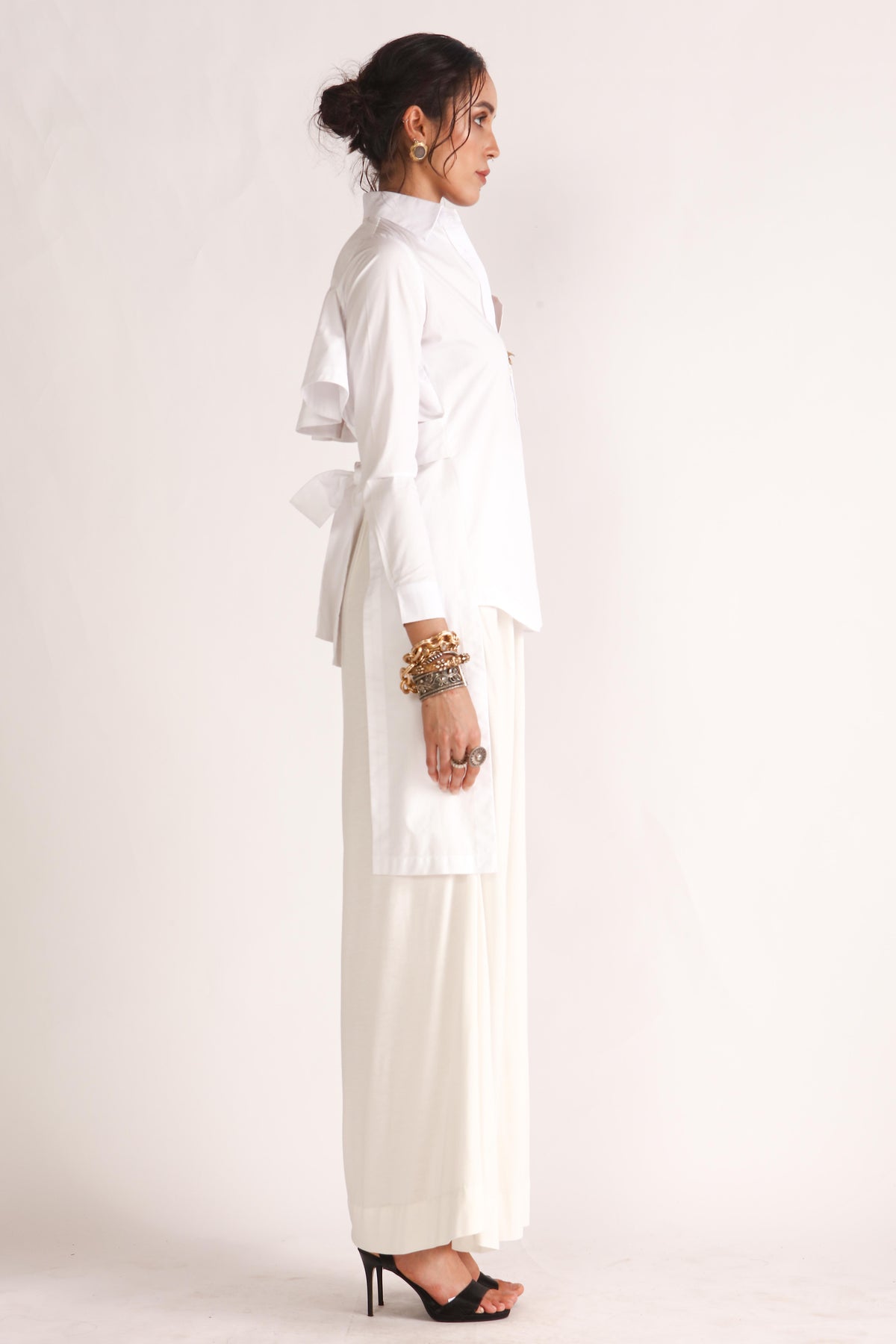 Eav Jersey Pleated Pants