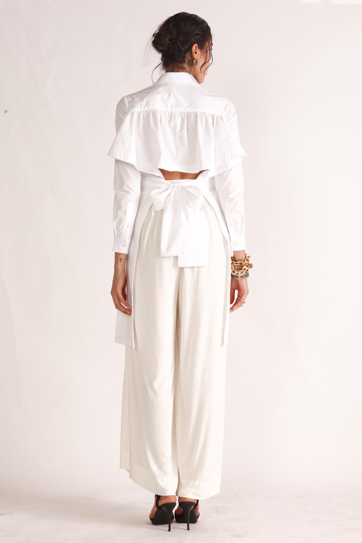 Eav Jersey Pleated Pants