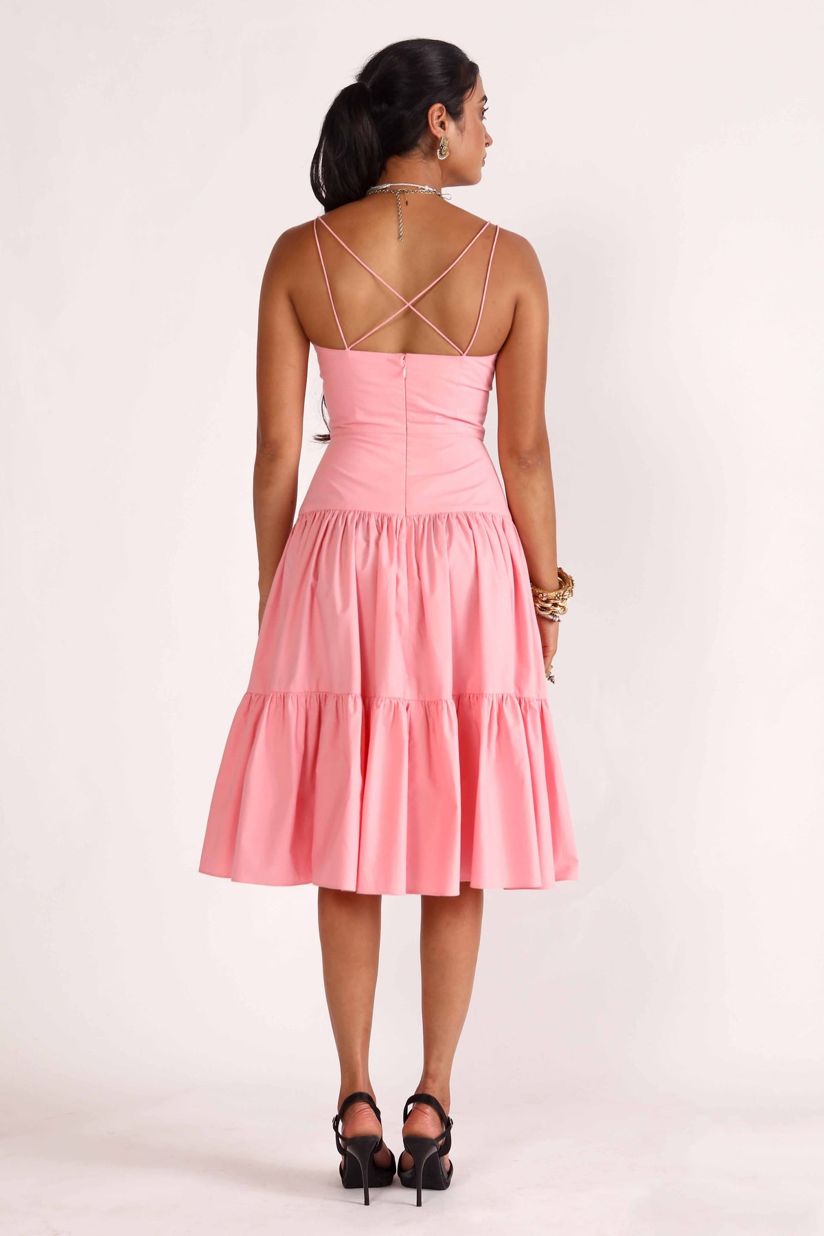 Dune Cotton Fit N Flare Dress