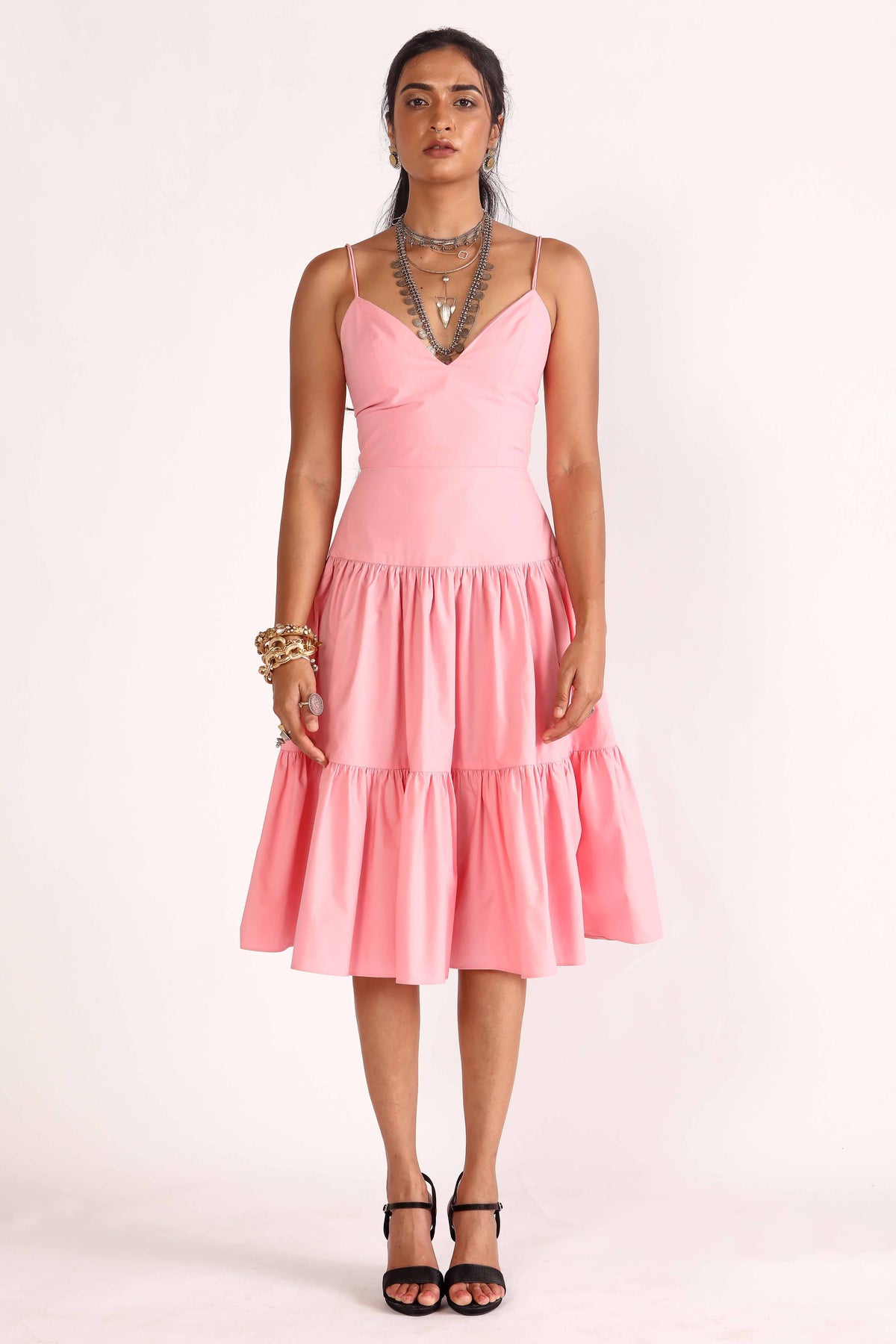 Dune Cotton Fit N Flare Dress