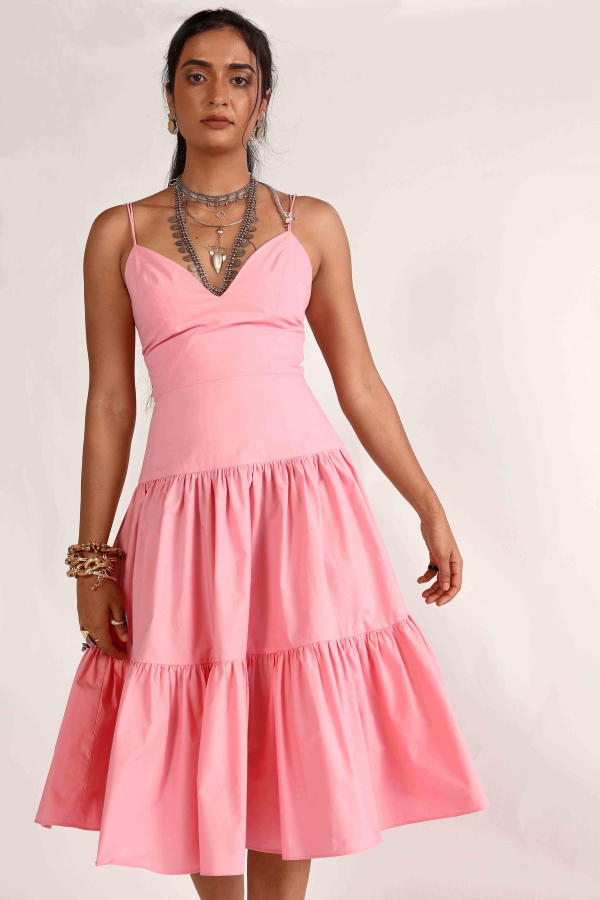Dune Cotton Fit N Flare Dress
