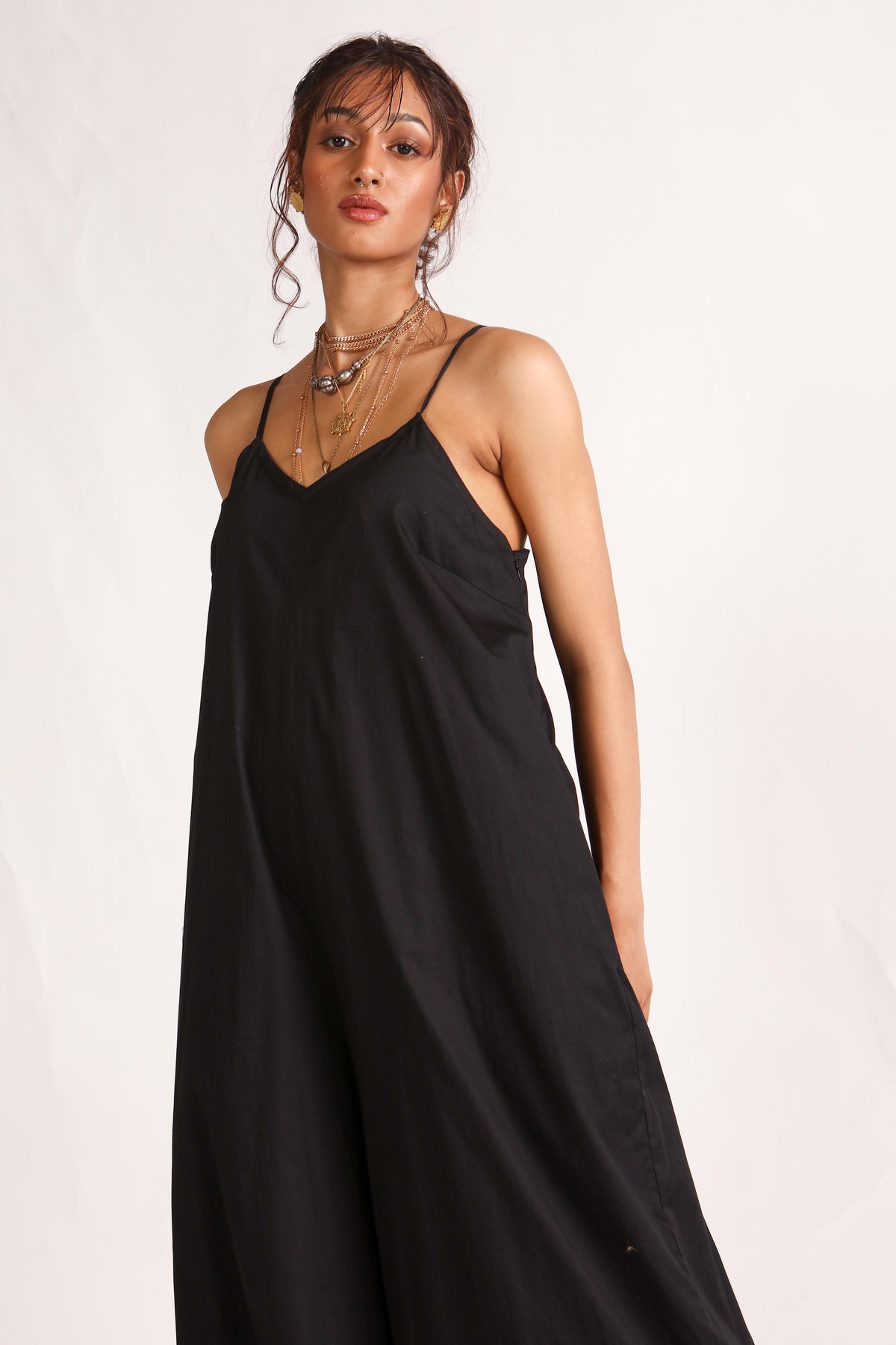 Clara Cotton Strappy Jumpsuit