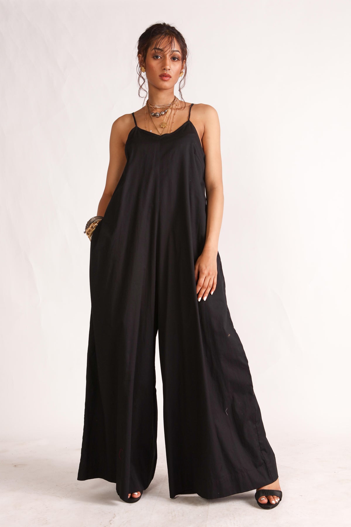 Clara Cotton Strappy Jumpsuit