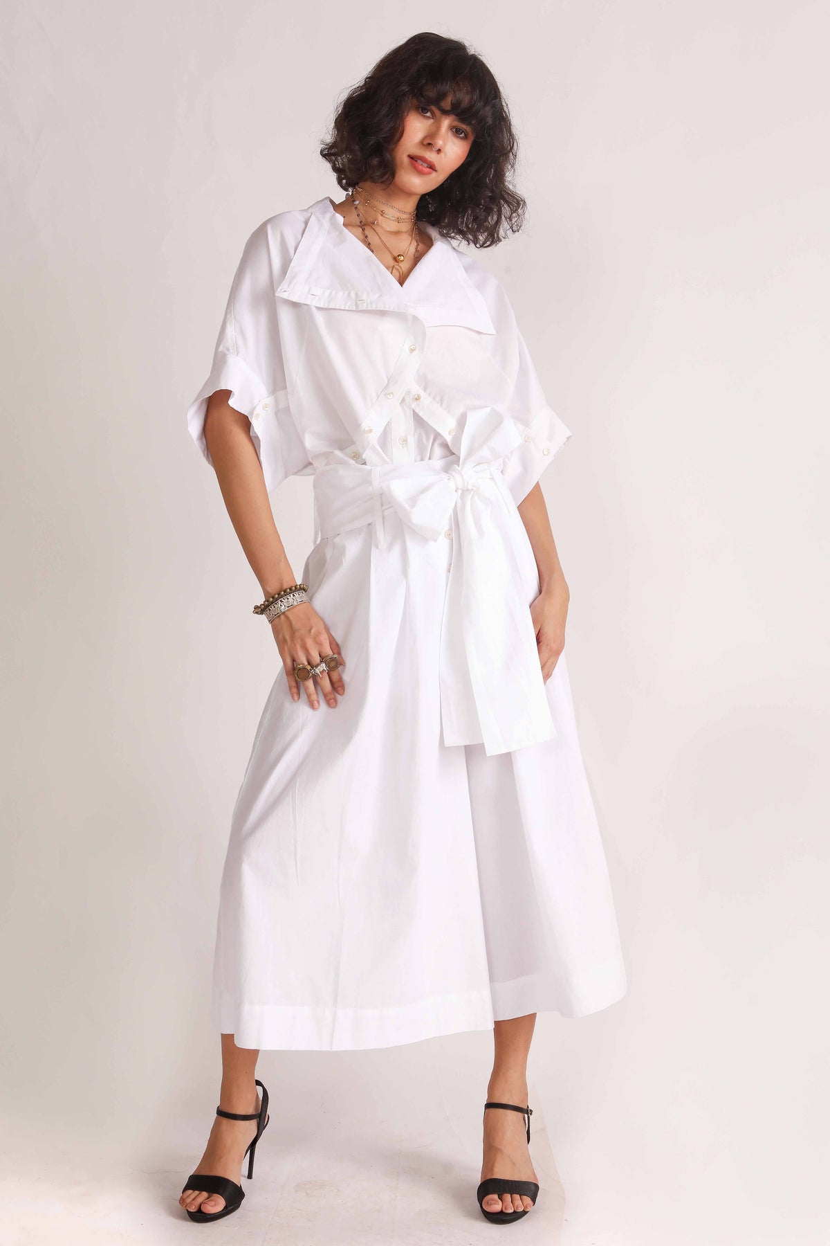 Alef Voluminous Cotton Shirt