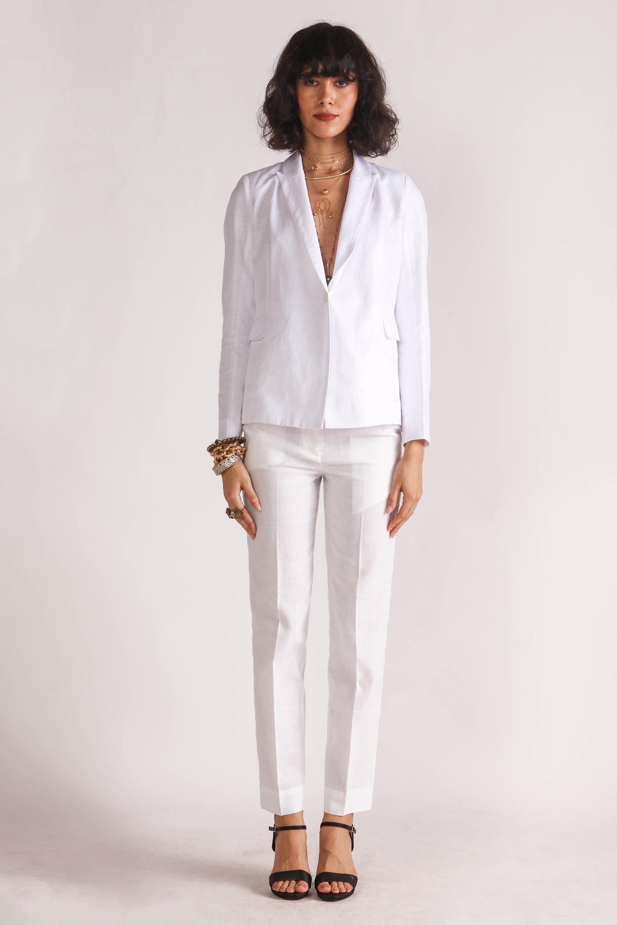 Helix Cotton Linen Formal Trouser