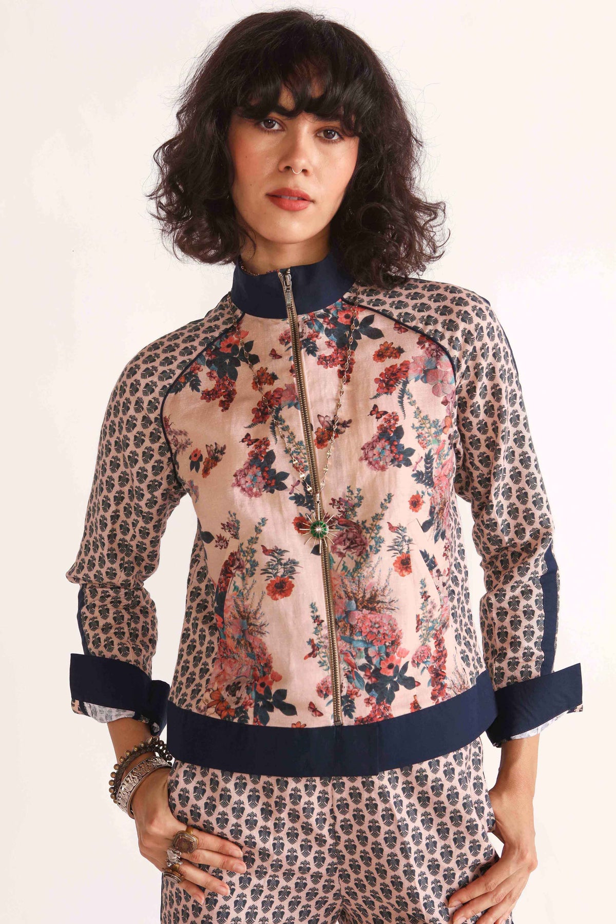 Blume Printed Bomber Jacket