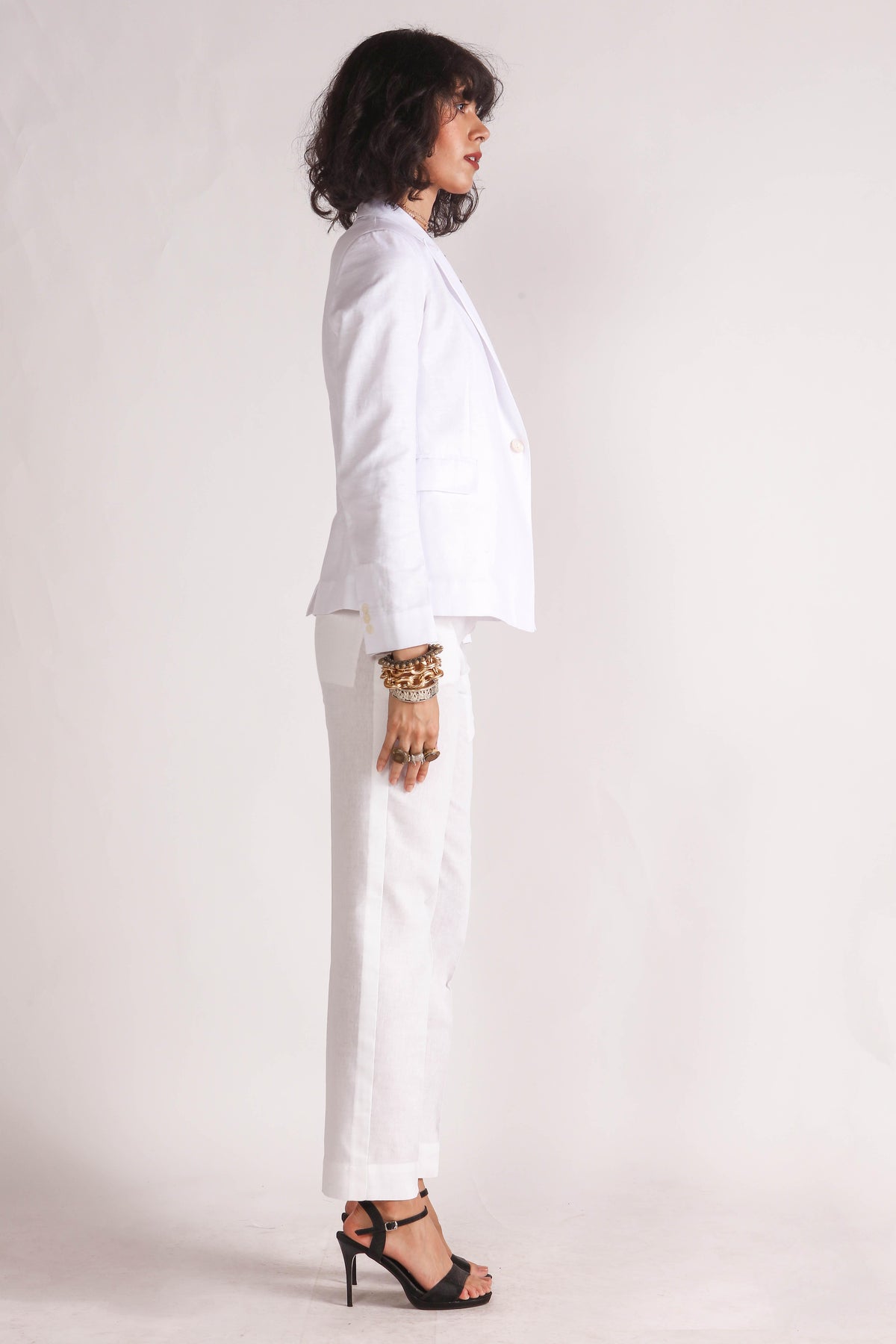 Helix Cotton Linen Formal Trouser
