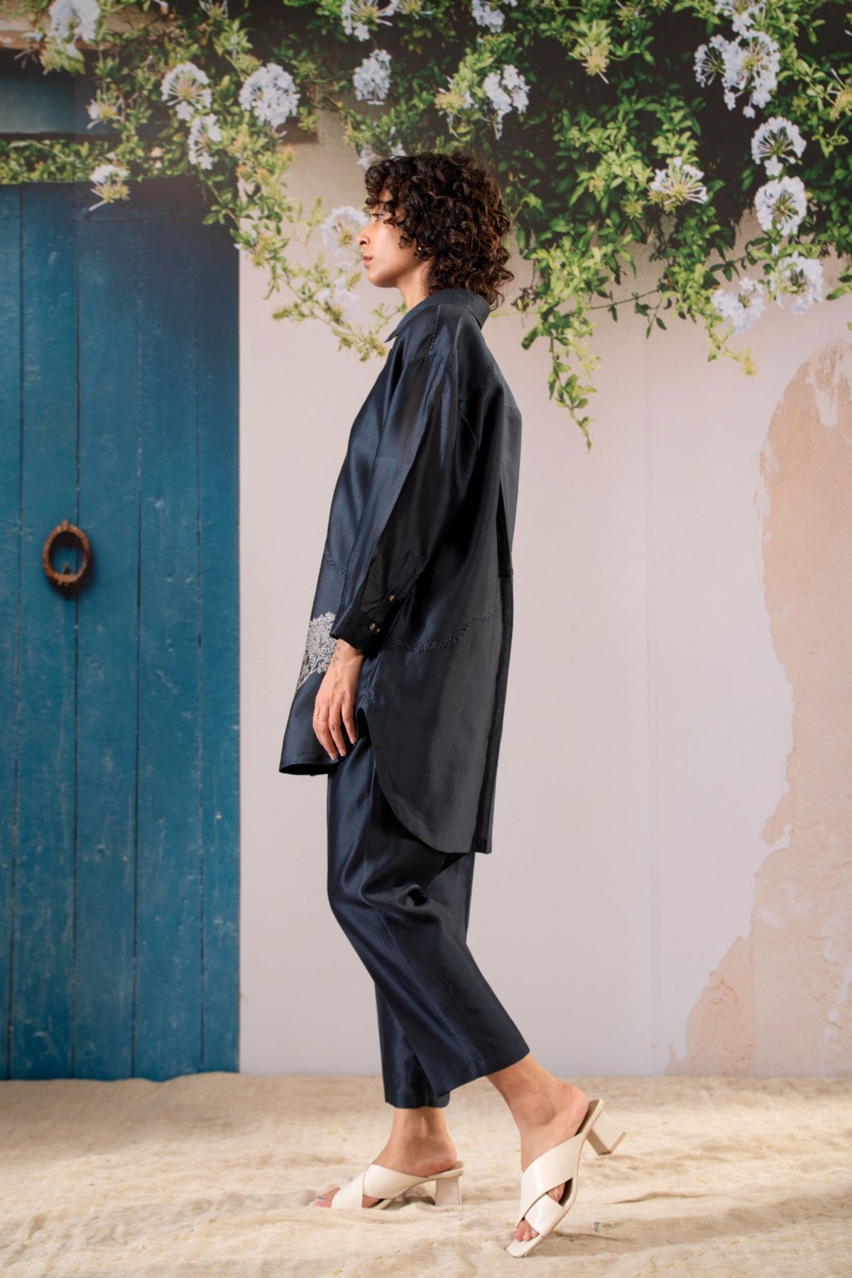 Oversized Shirt With Straight Pant