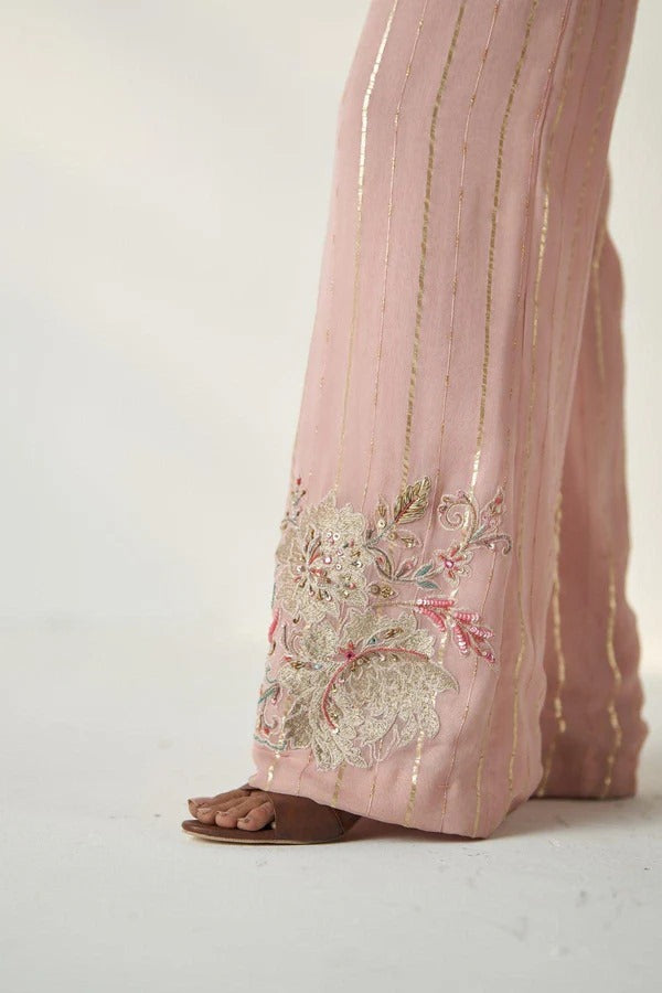 Tisya Blush Pink Shirt Set
