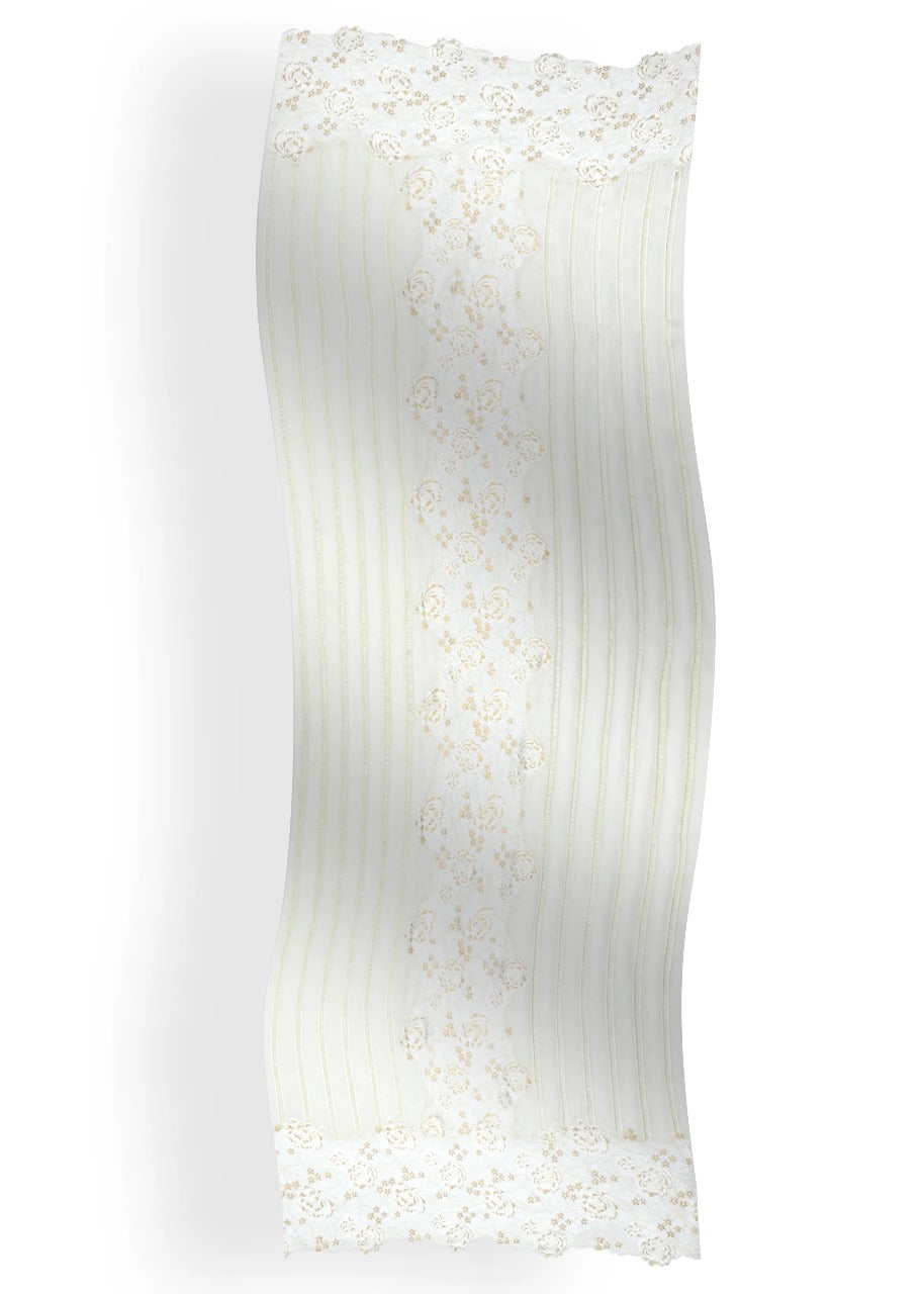 Ivory Stripe Stole