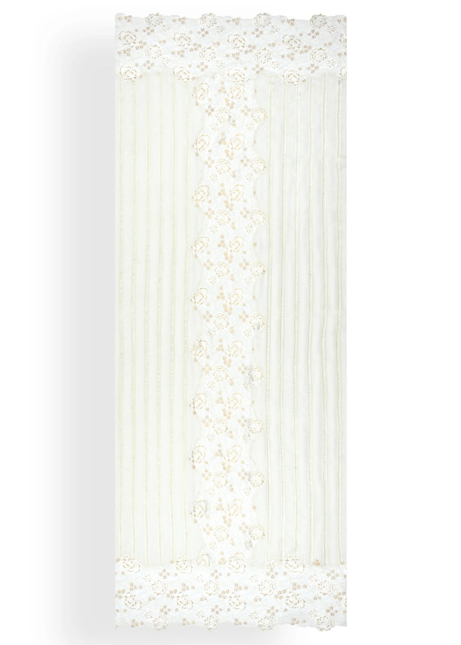 Ivory Stripe Stole