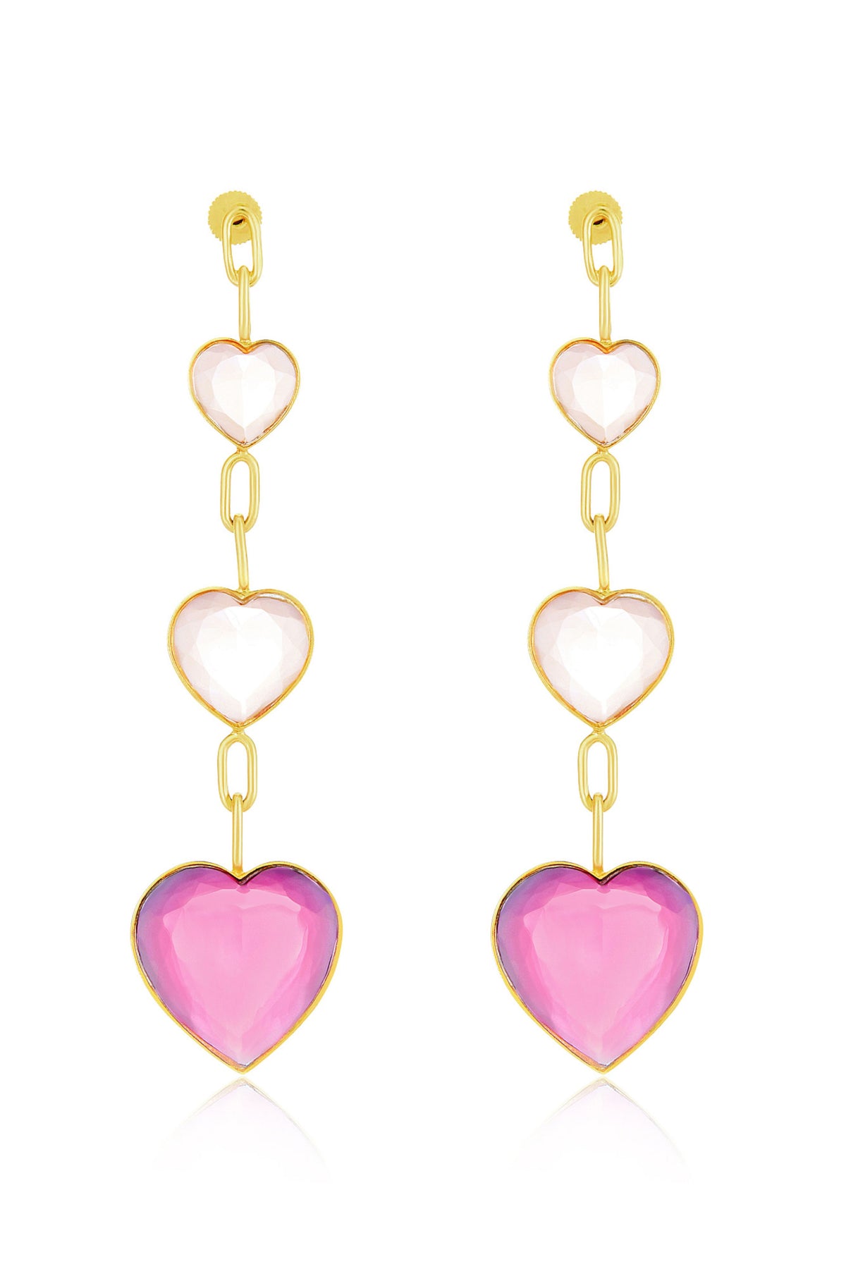 Philia heart earrings