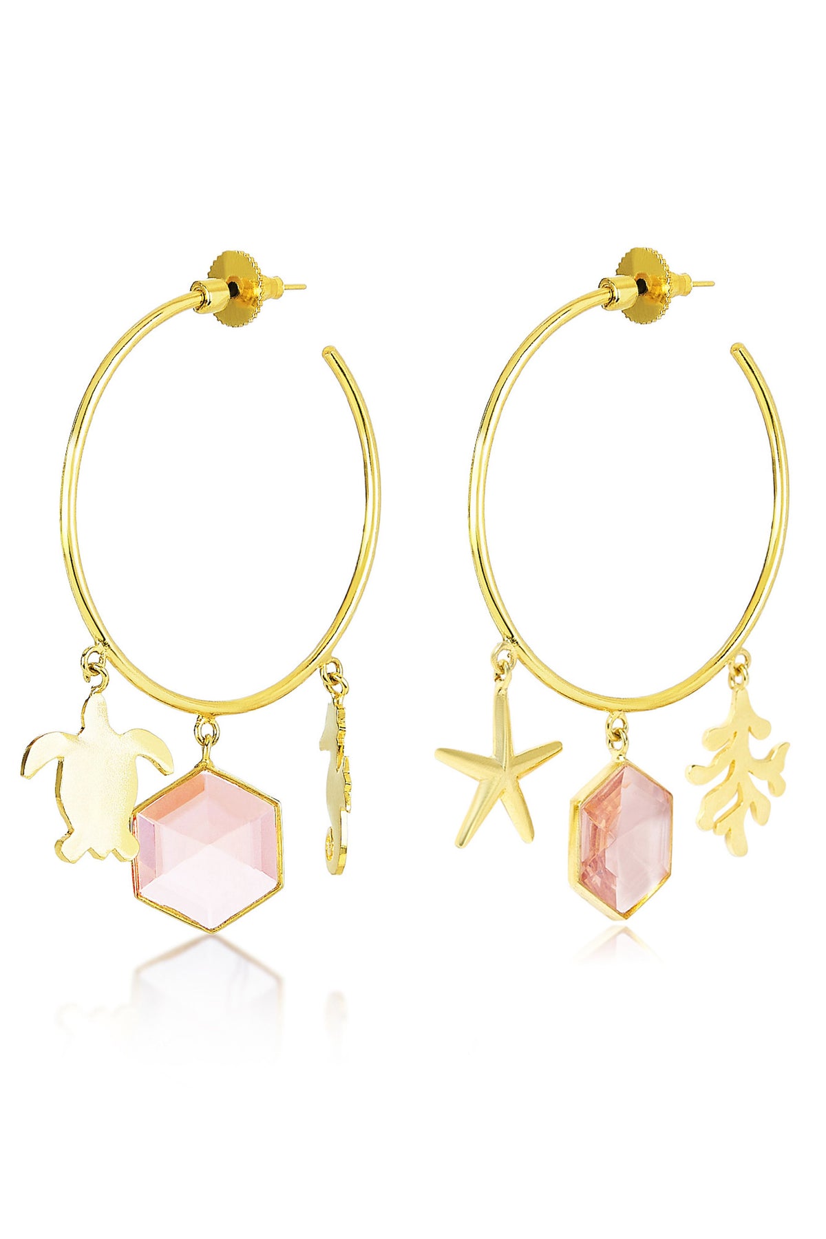 Callista small hoop earrings