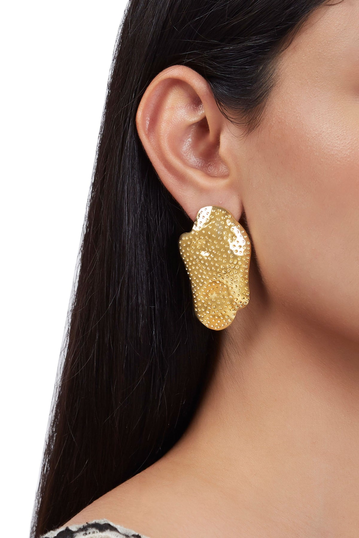 Rissa coral mismatched earrings