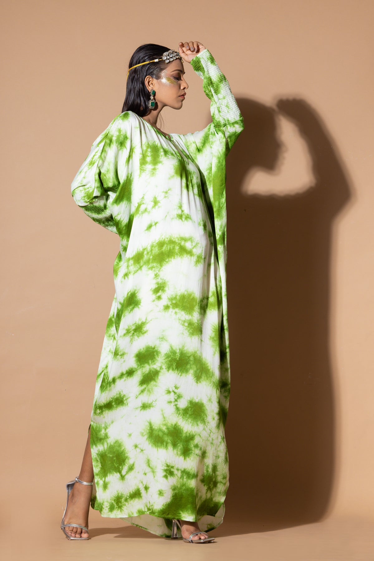 Captivating Tie Dye Kaftan