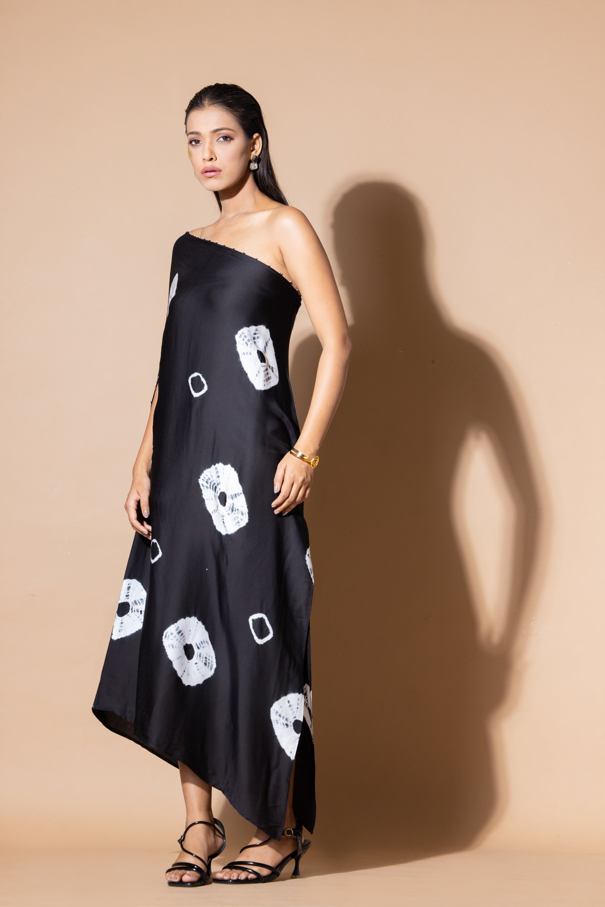 off the shoulder caftan dress Louisa Caftan Maxi Dress