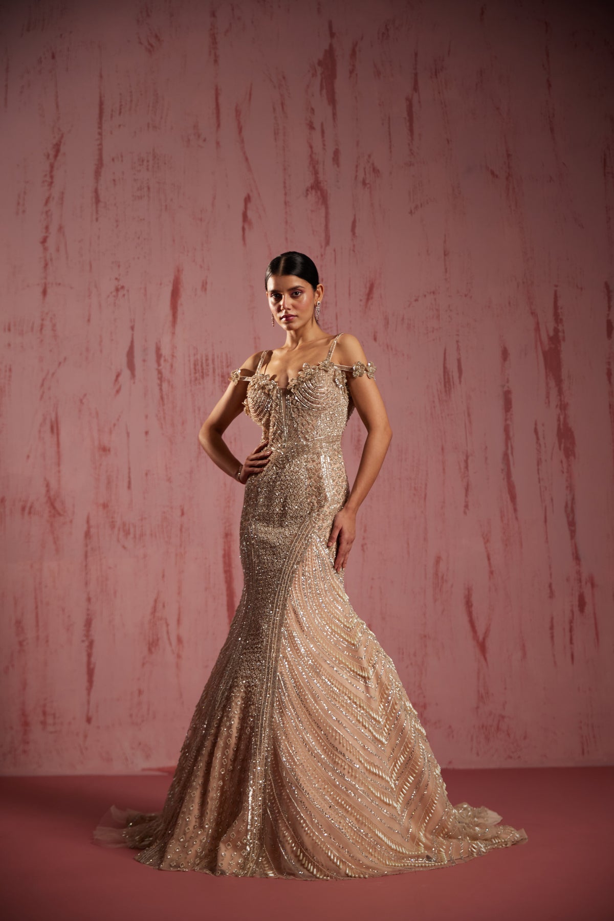 Zerena Gold Gown