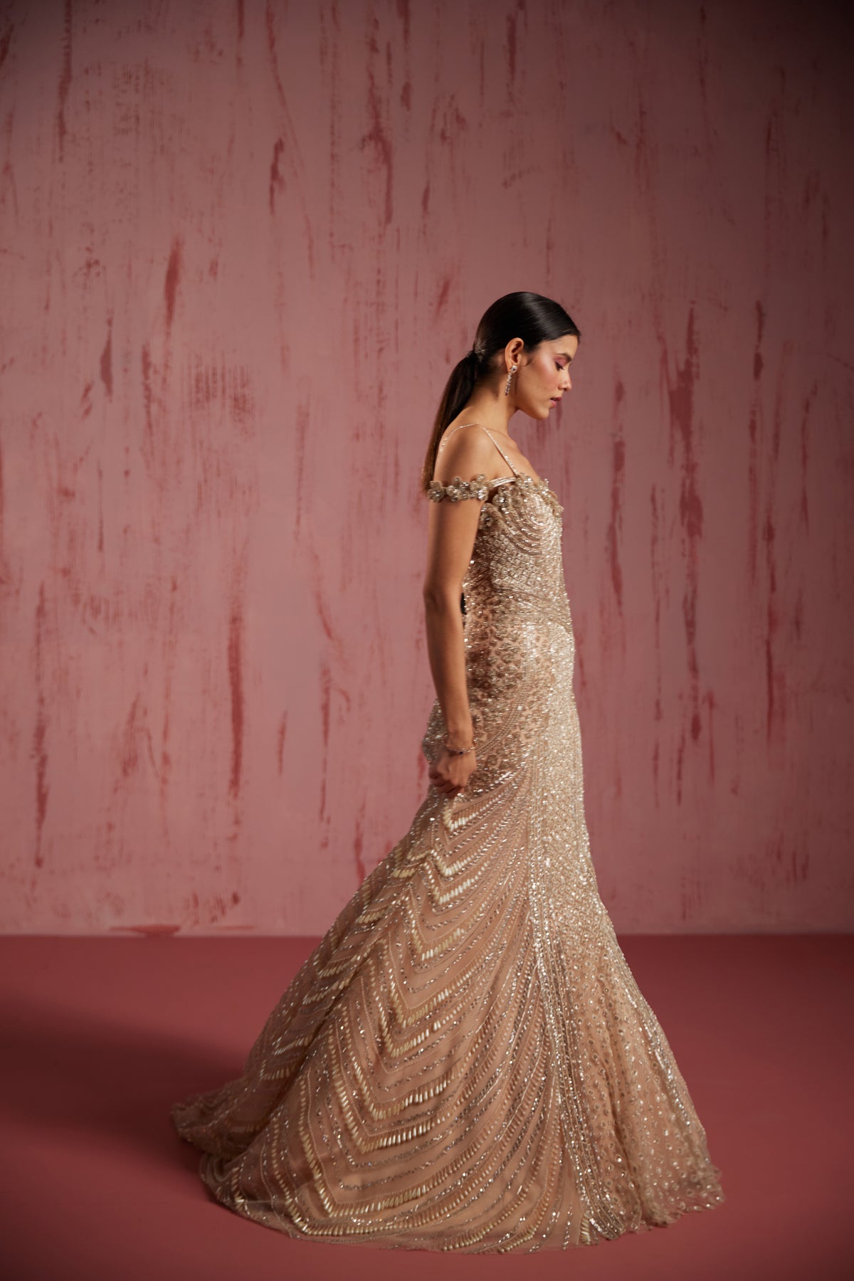 Zerena Gold Gown