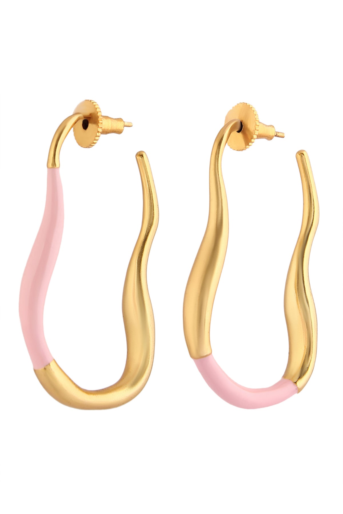 Pink Mia Hoops