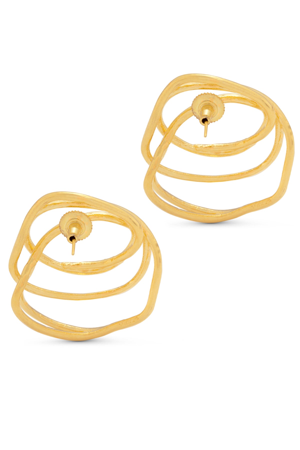 Maja Earrings Small in Gold