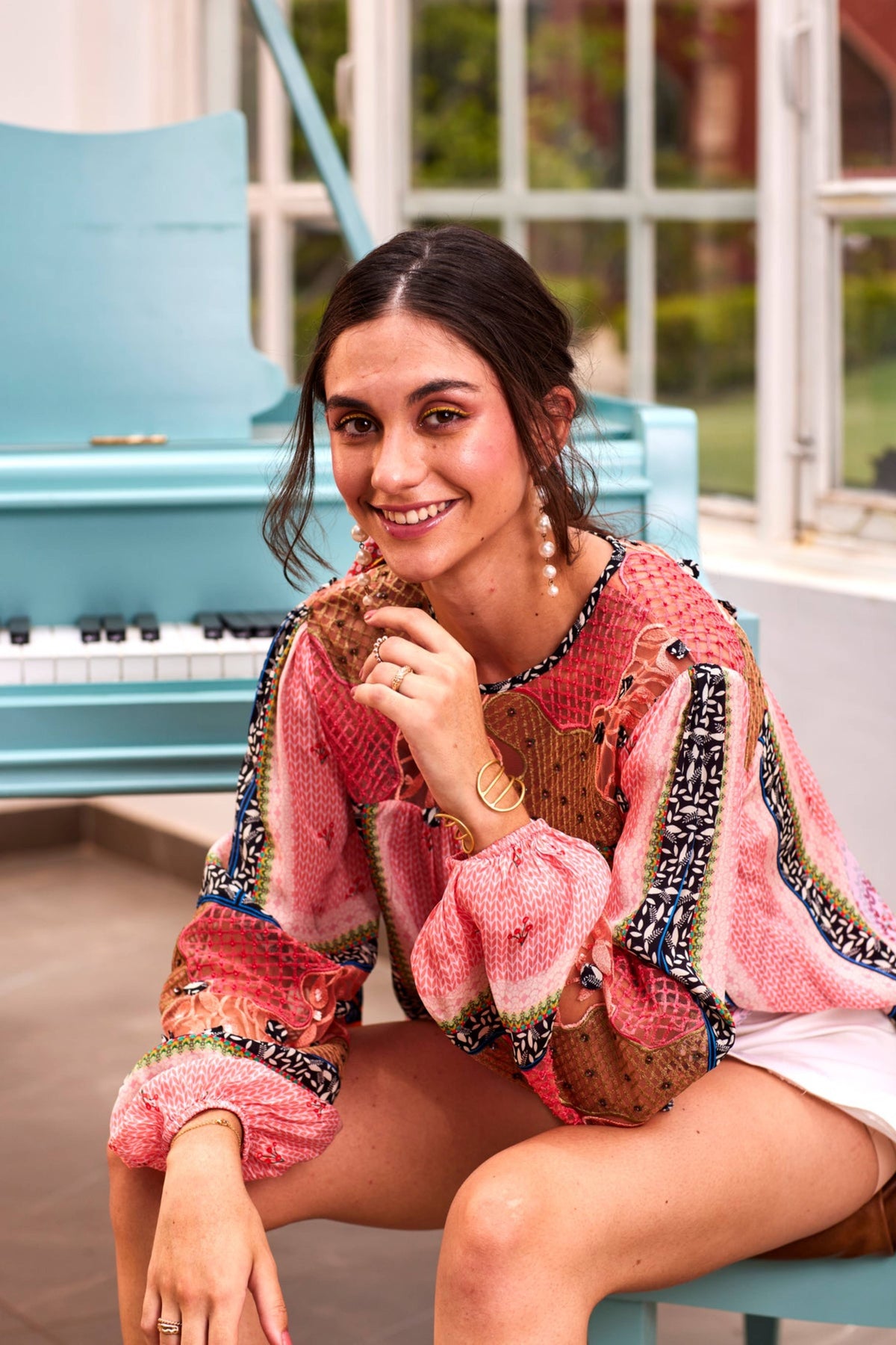 Rosario Embroidered Top