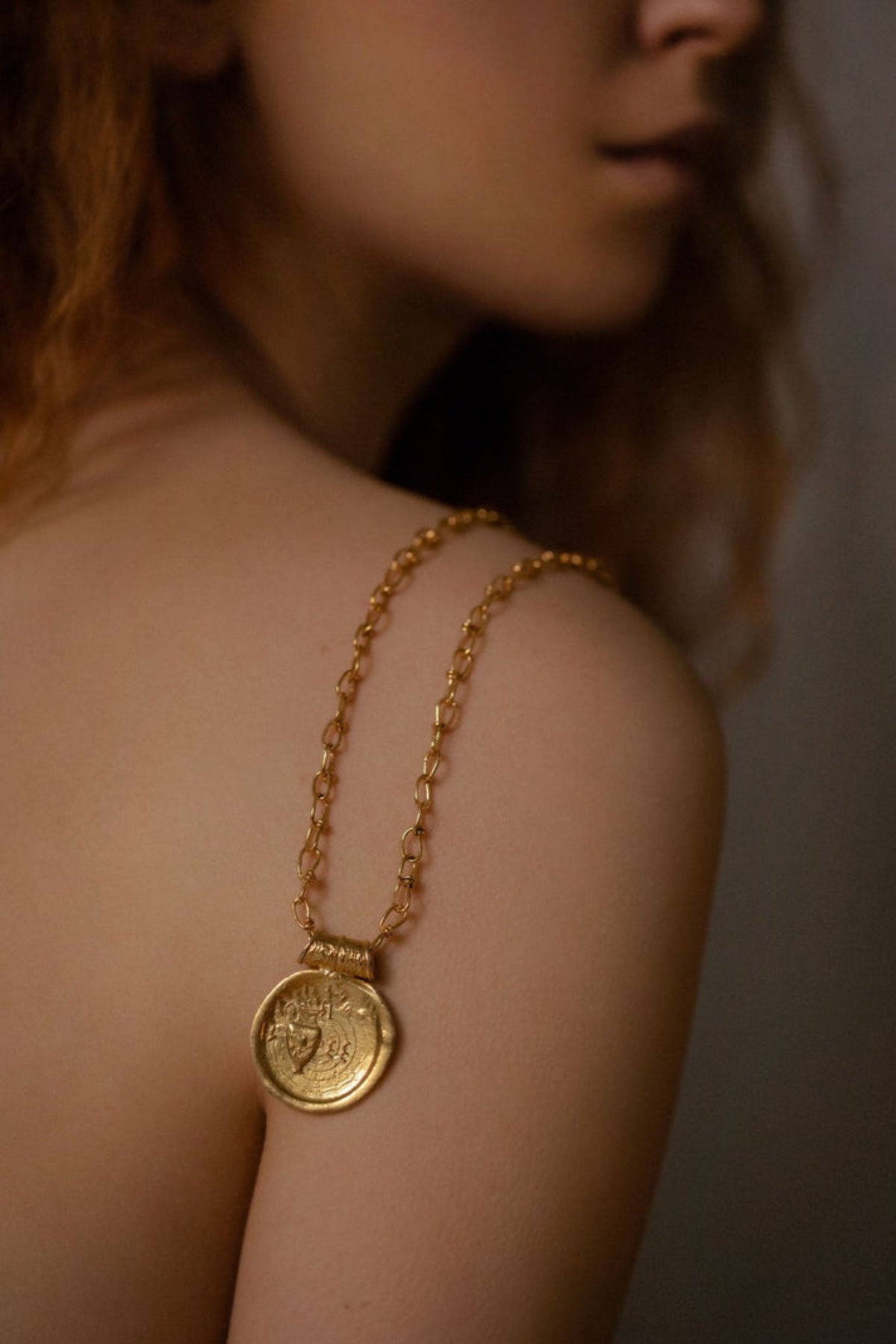 Aquarius Zodiac Pendant