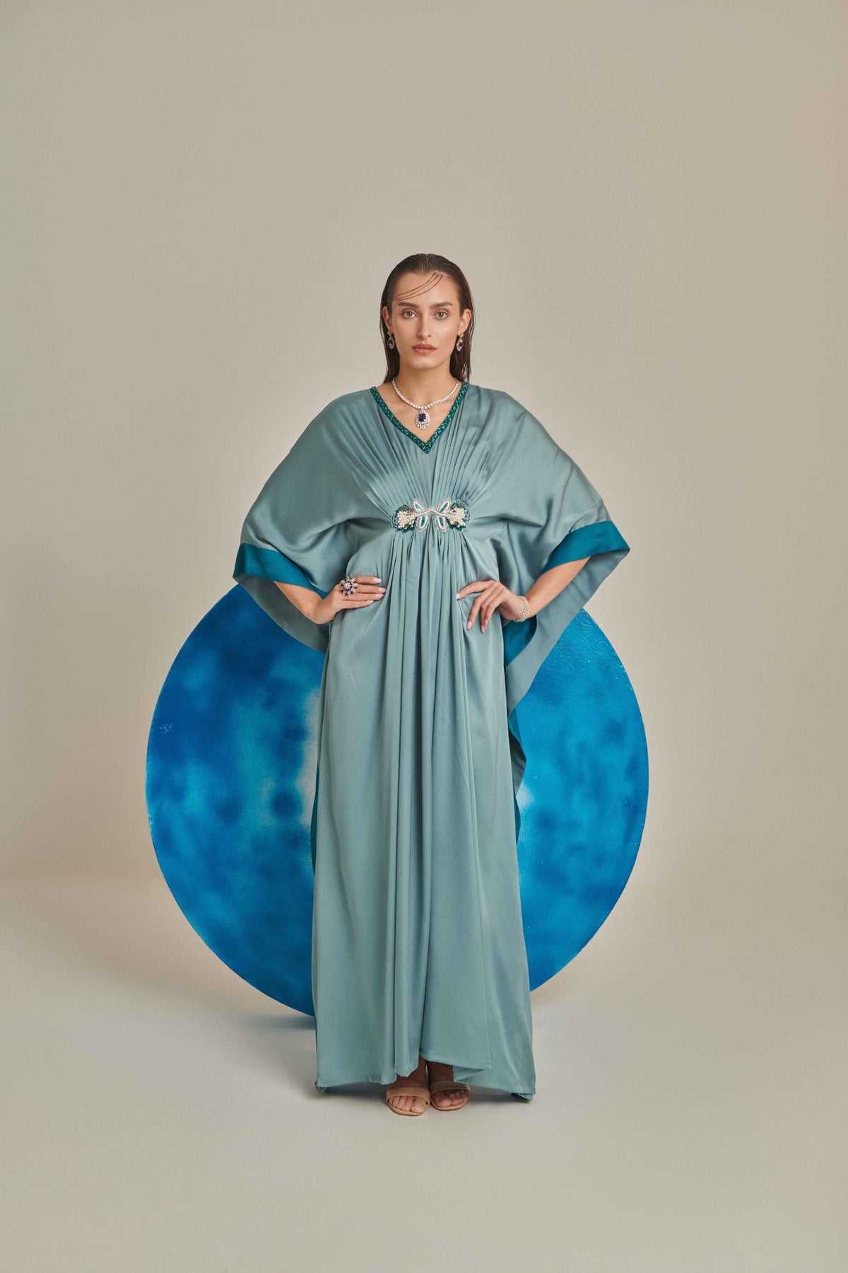 Sea Green Kaftan