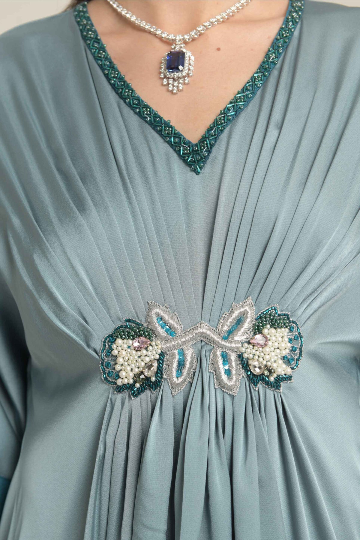 Sea Green Kaftan