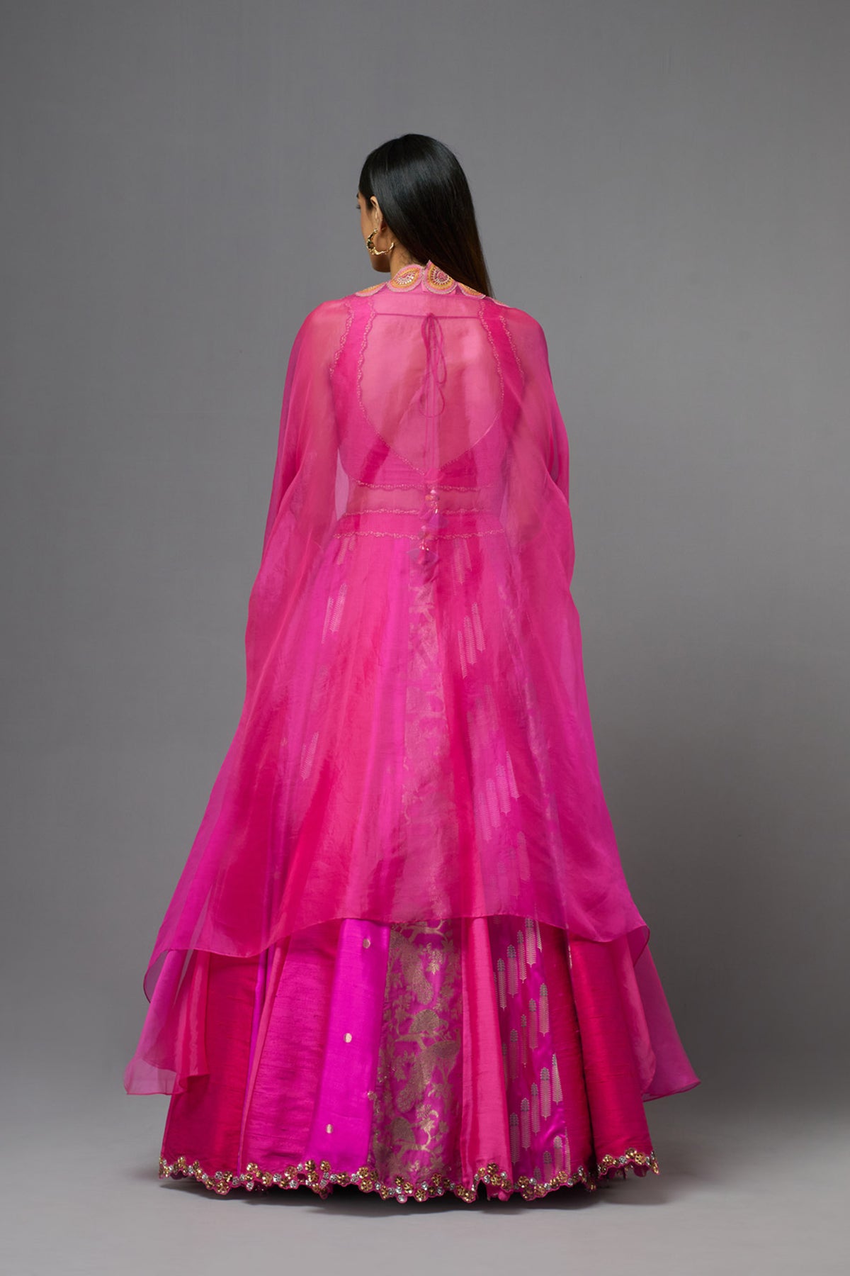 Fuchsia Lehenga Set