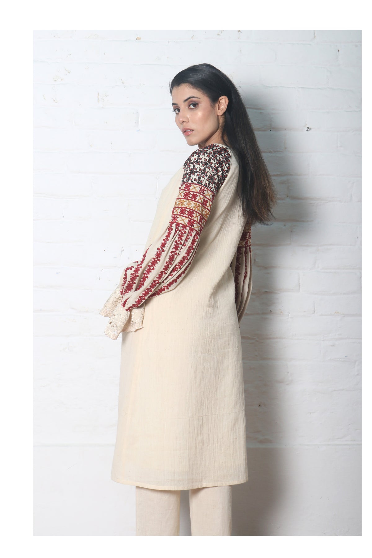 Ivory kala cotton kurta