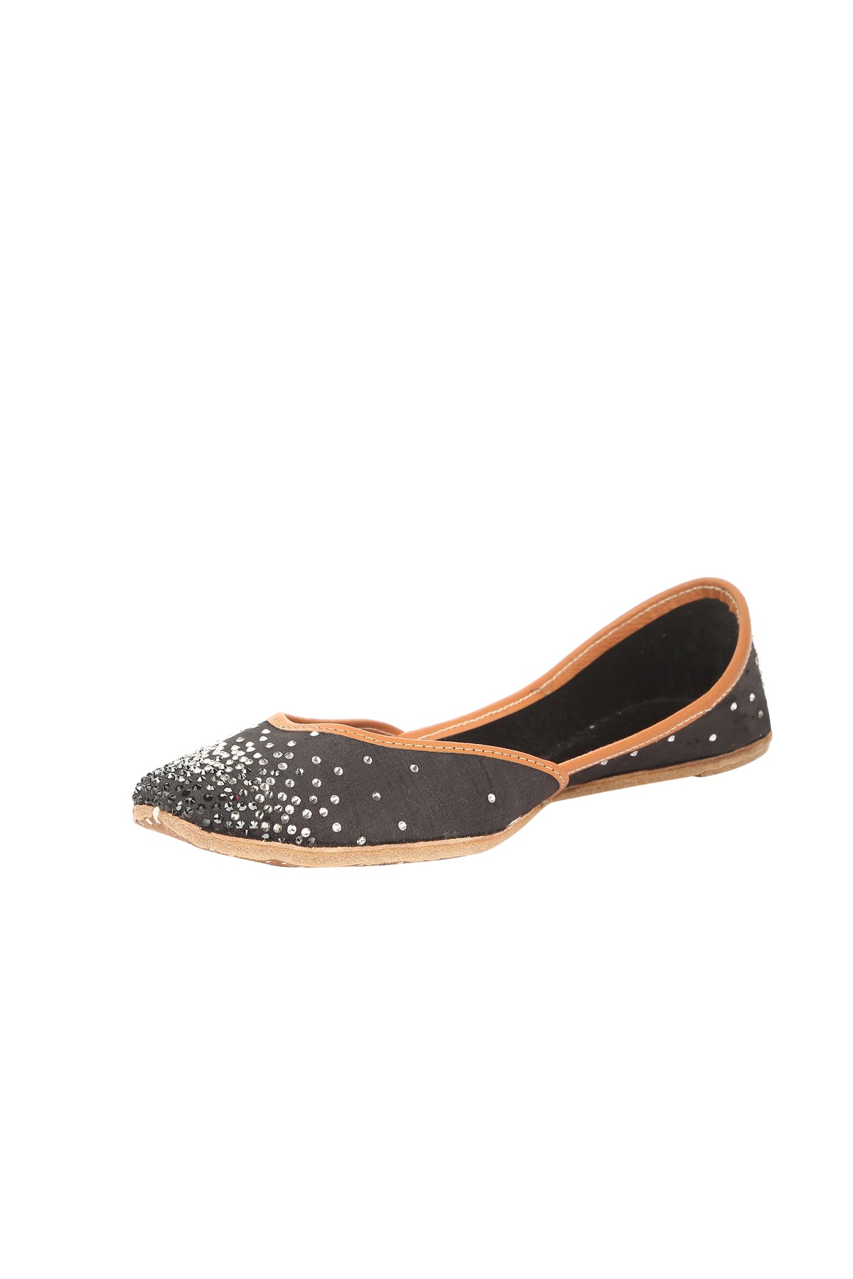 Night sky jutti in black