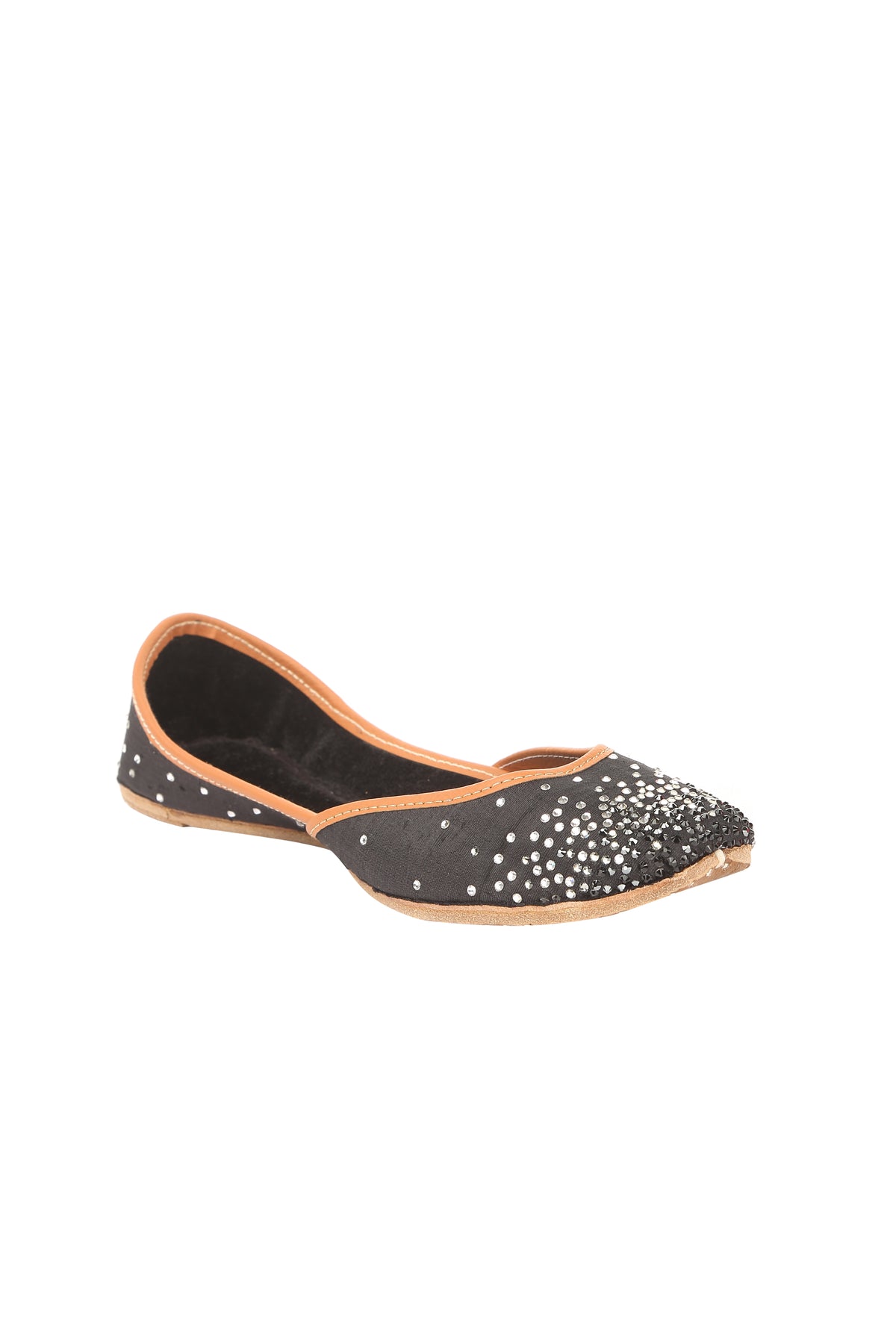 Night sky jutti in black