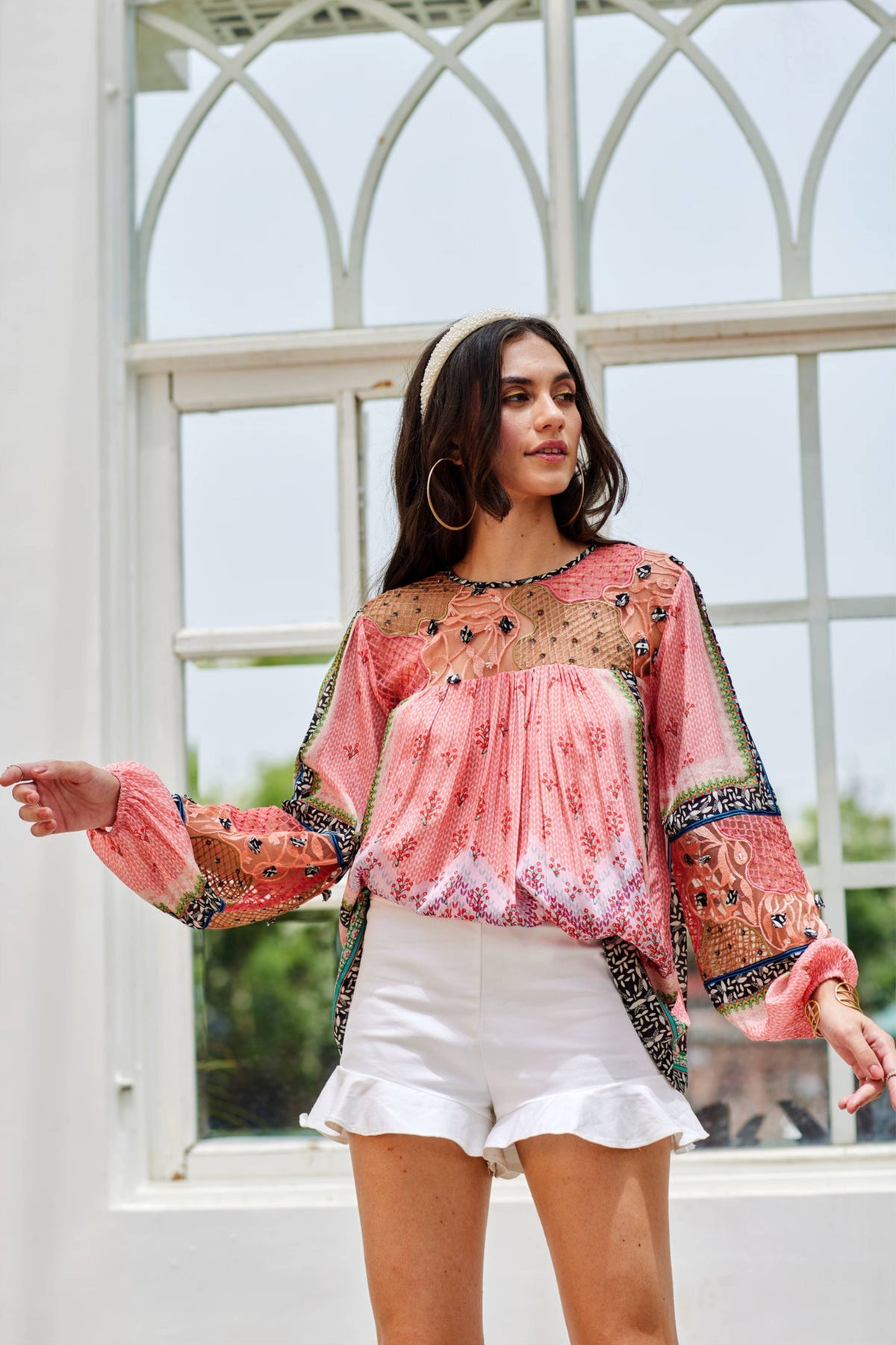 Rosario Embroidered Top