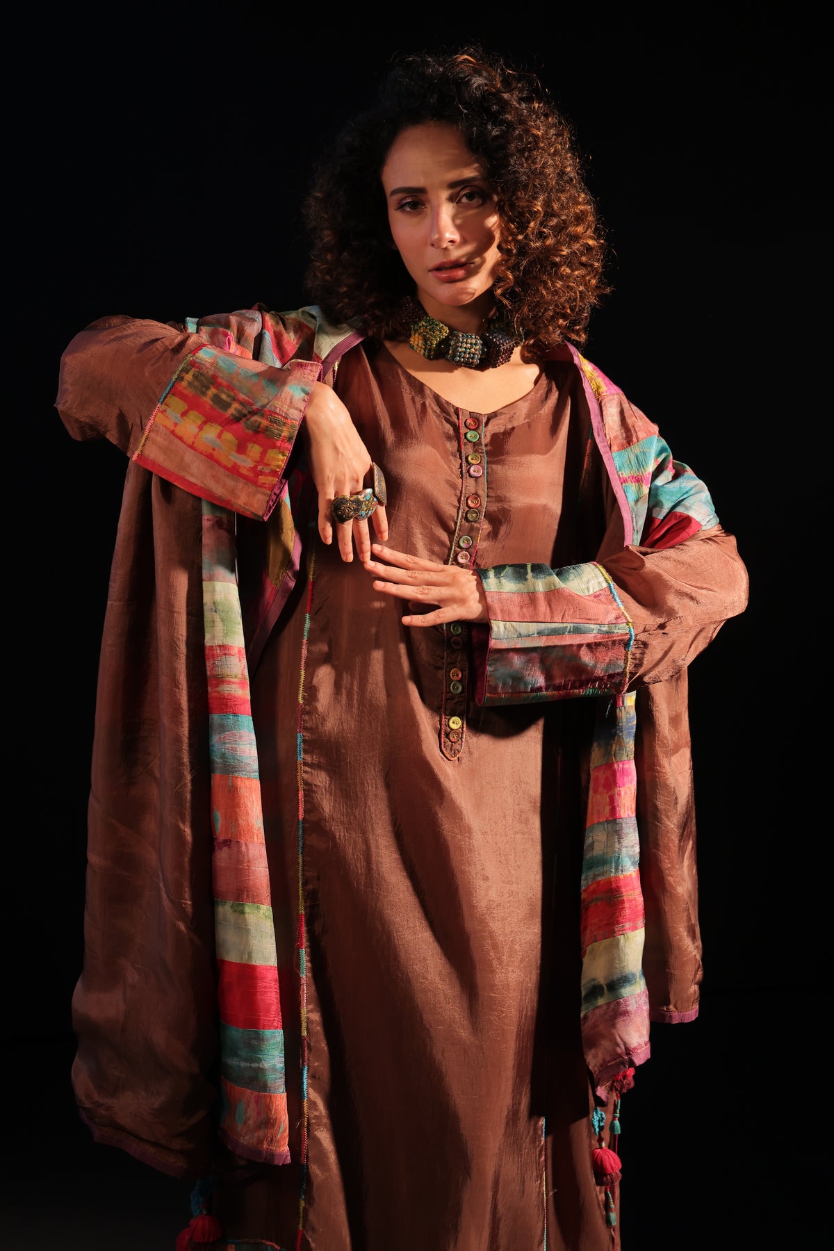 Rubab Round Neck Tunic Set