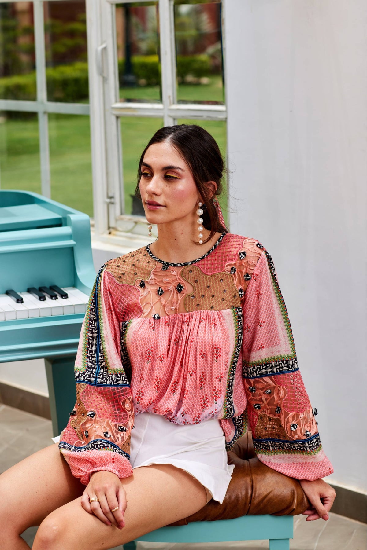 Rosario Embroidered Top