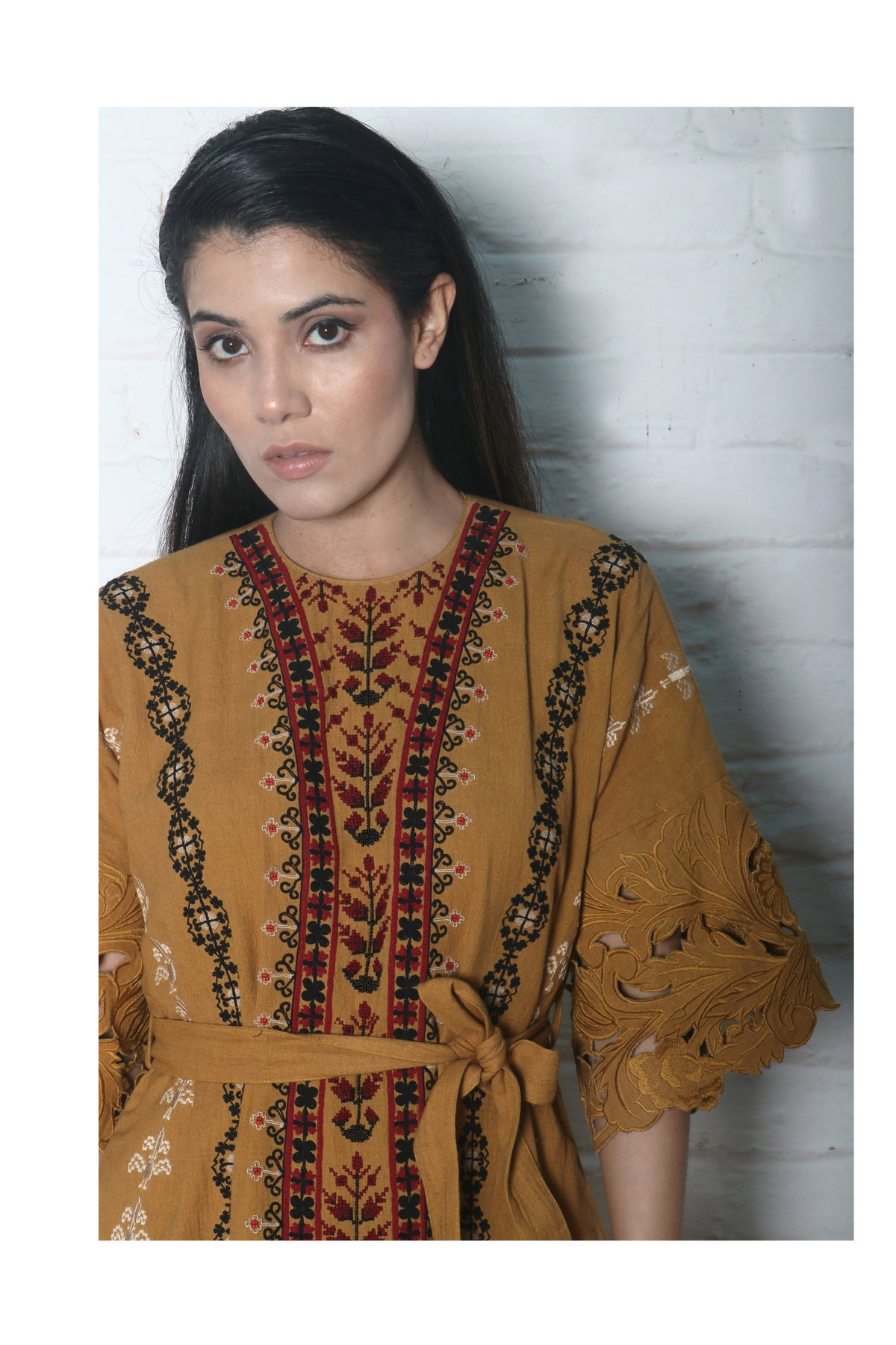 Mustard kala cotton dress