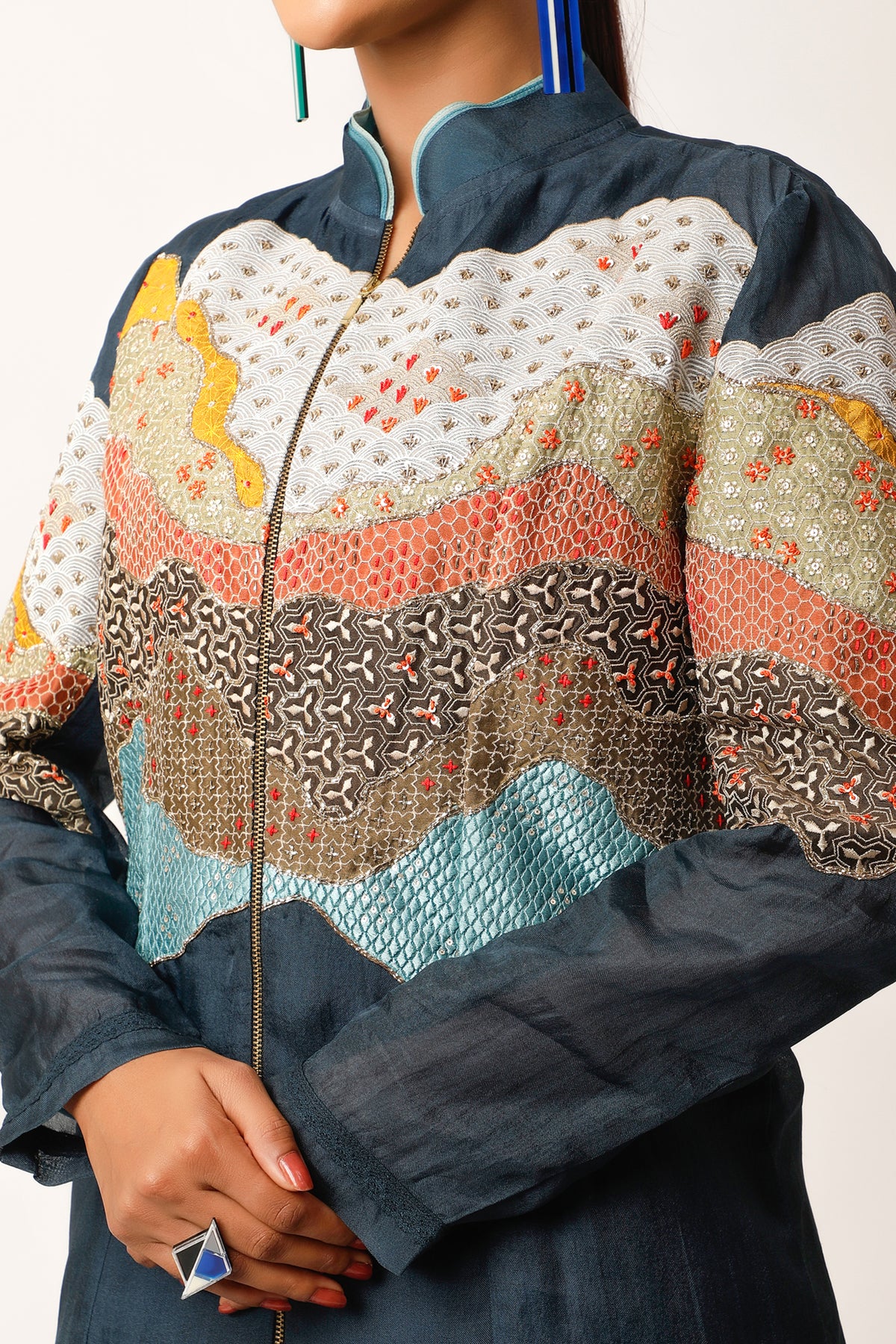 Landscape Textured Jacket