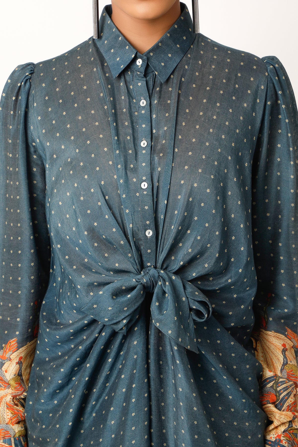 Midnight Blue Knotted Co-ord Set