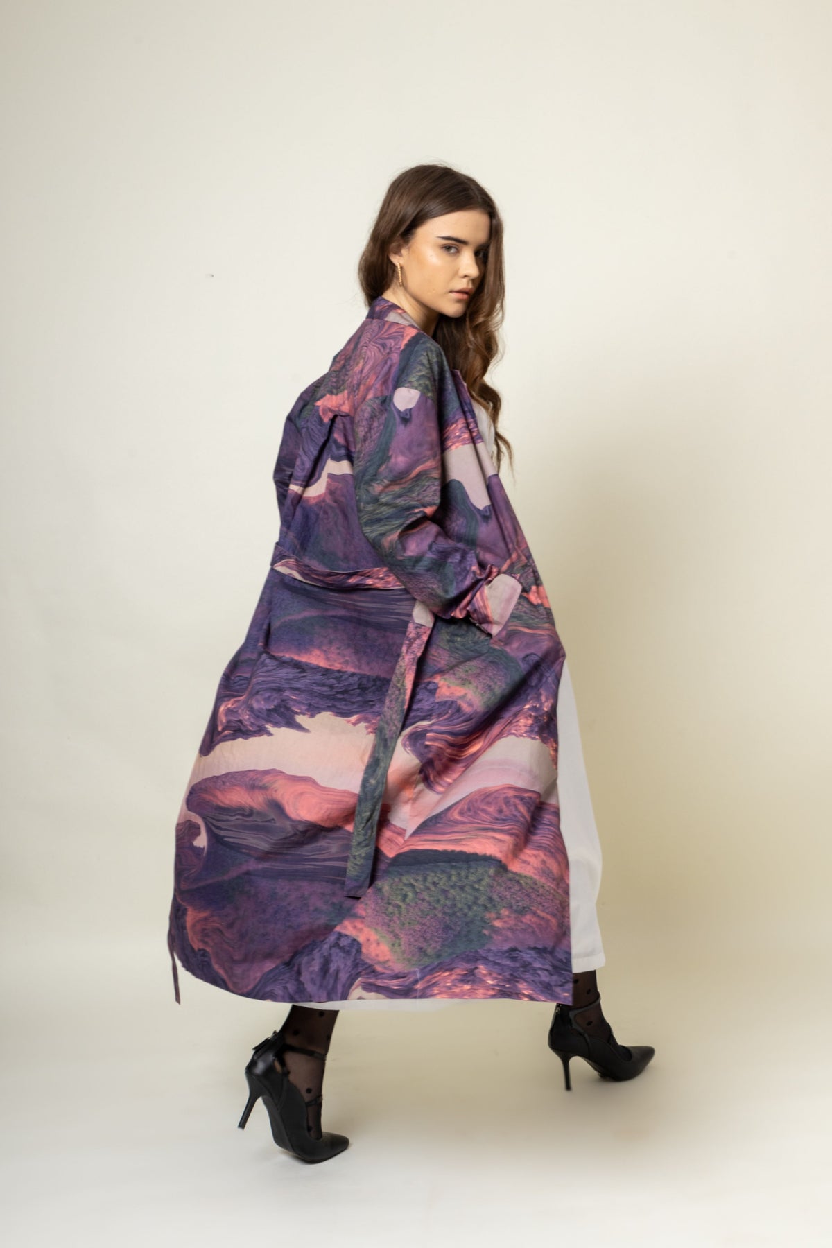 Amelia Printed Trench