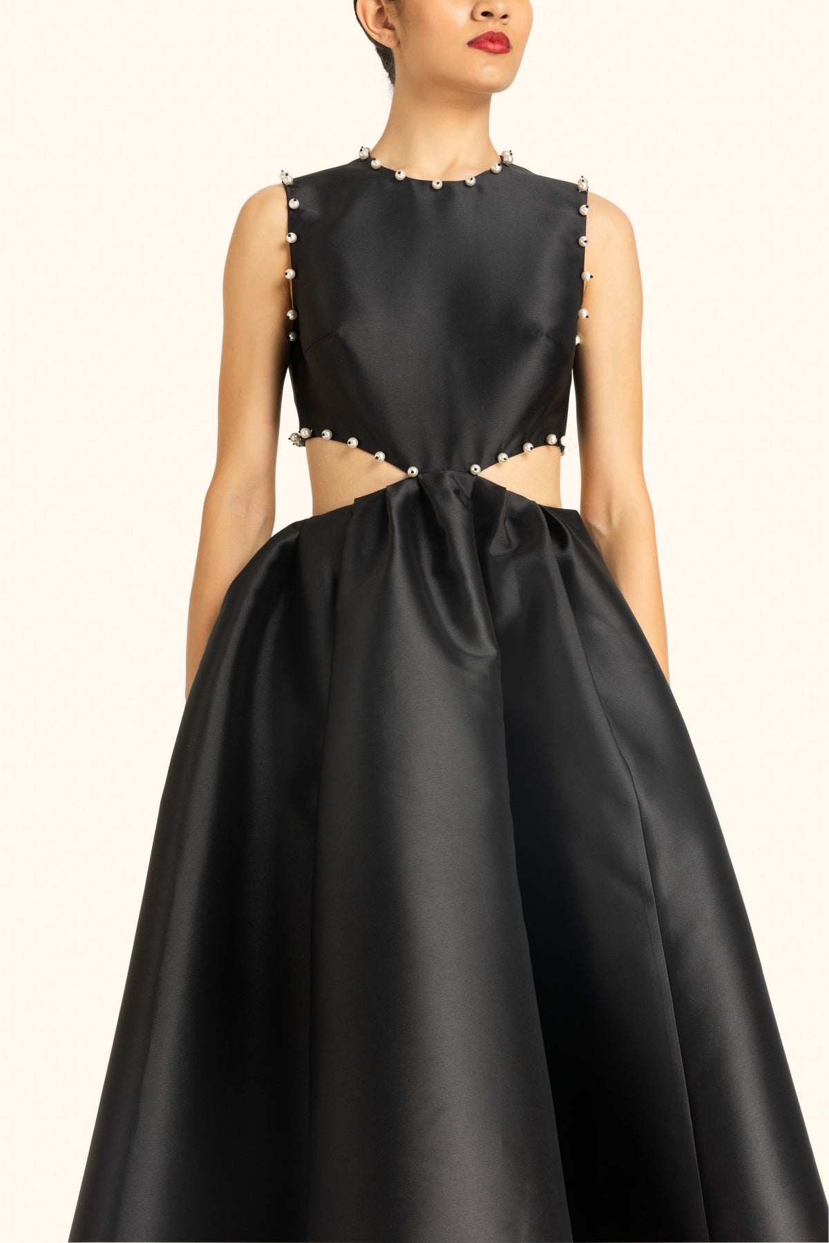 Side Cutout Midi Dress
