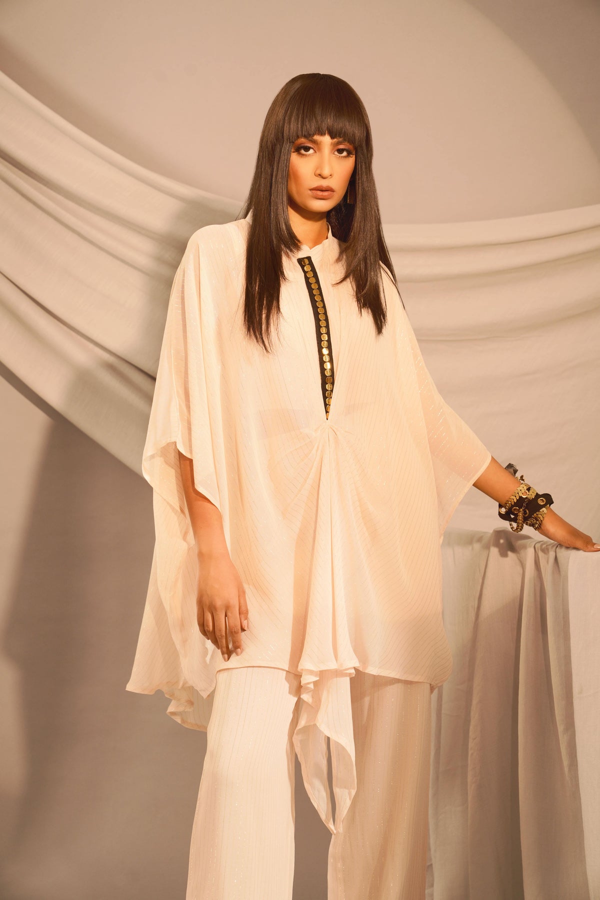 Shimmer Kaftan Set