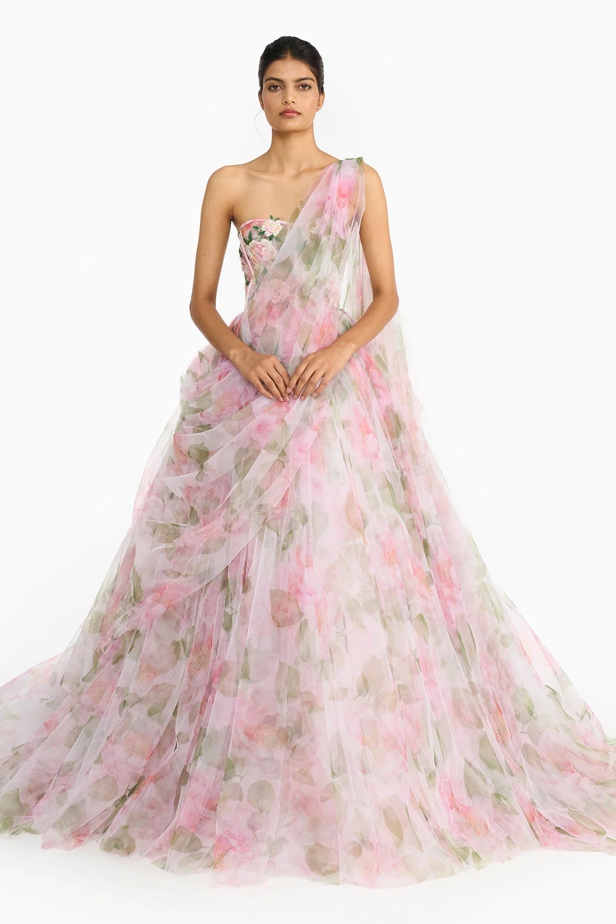 Pink Indian Rose Gown