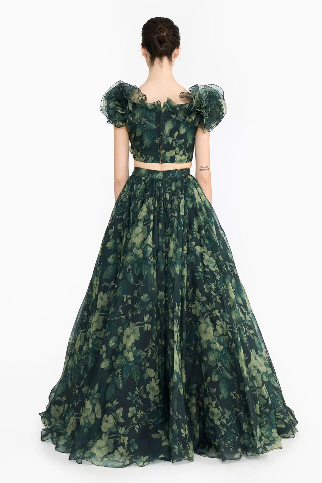 Green Forest Lehenga Set