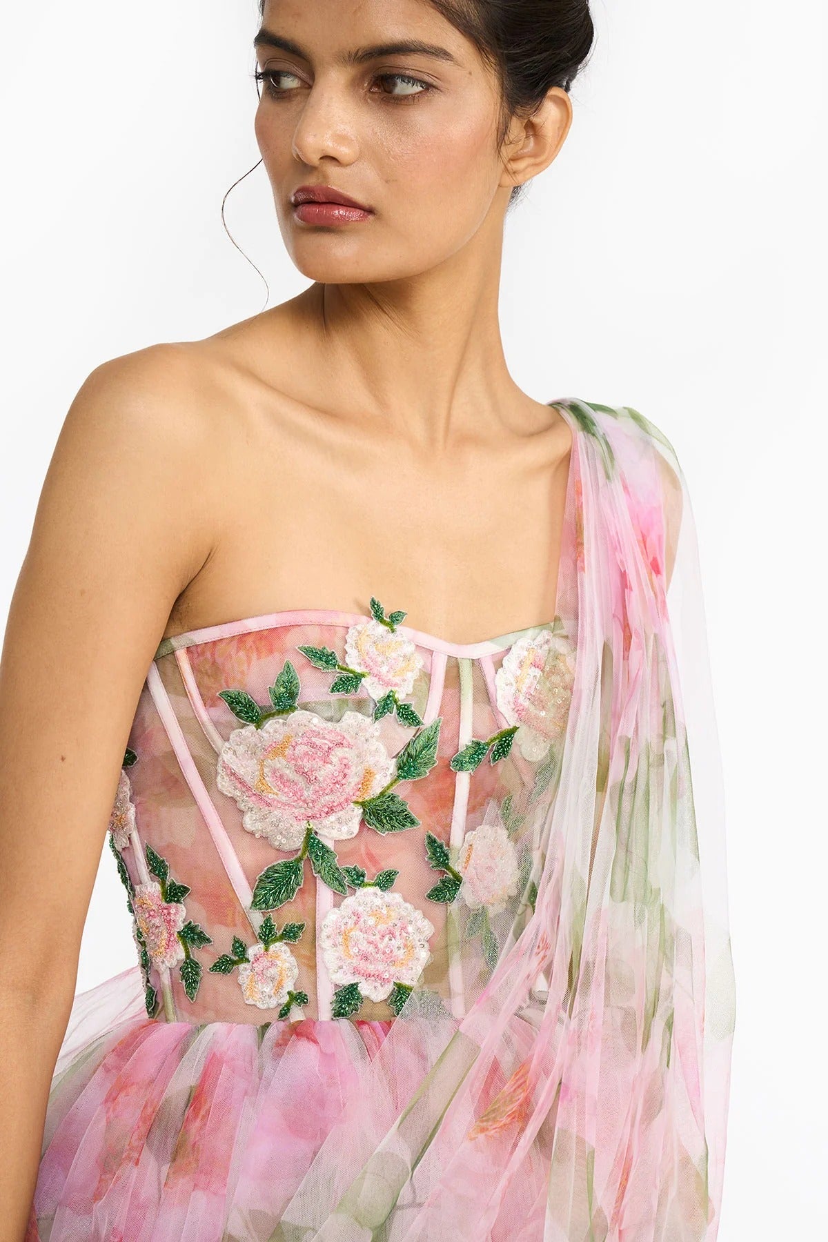 Pink Indian Rose Gown