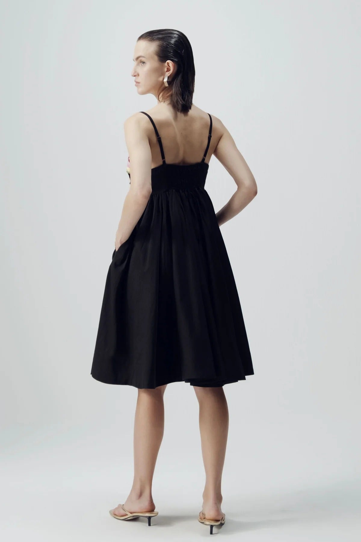 Black Patchwork Dress